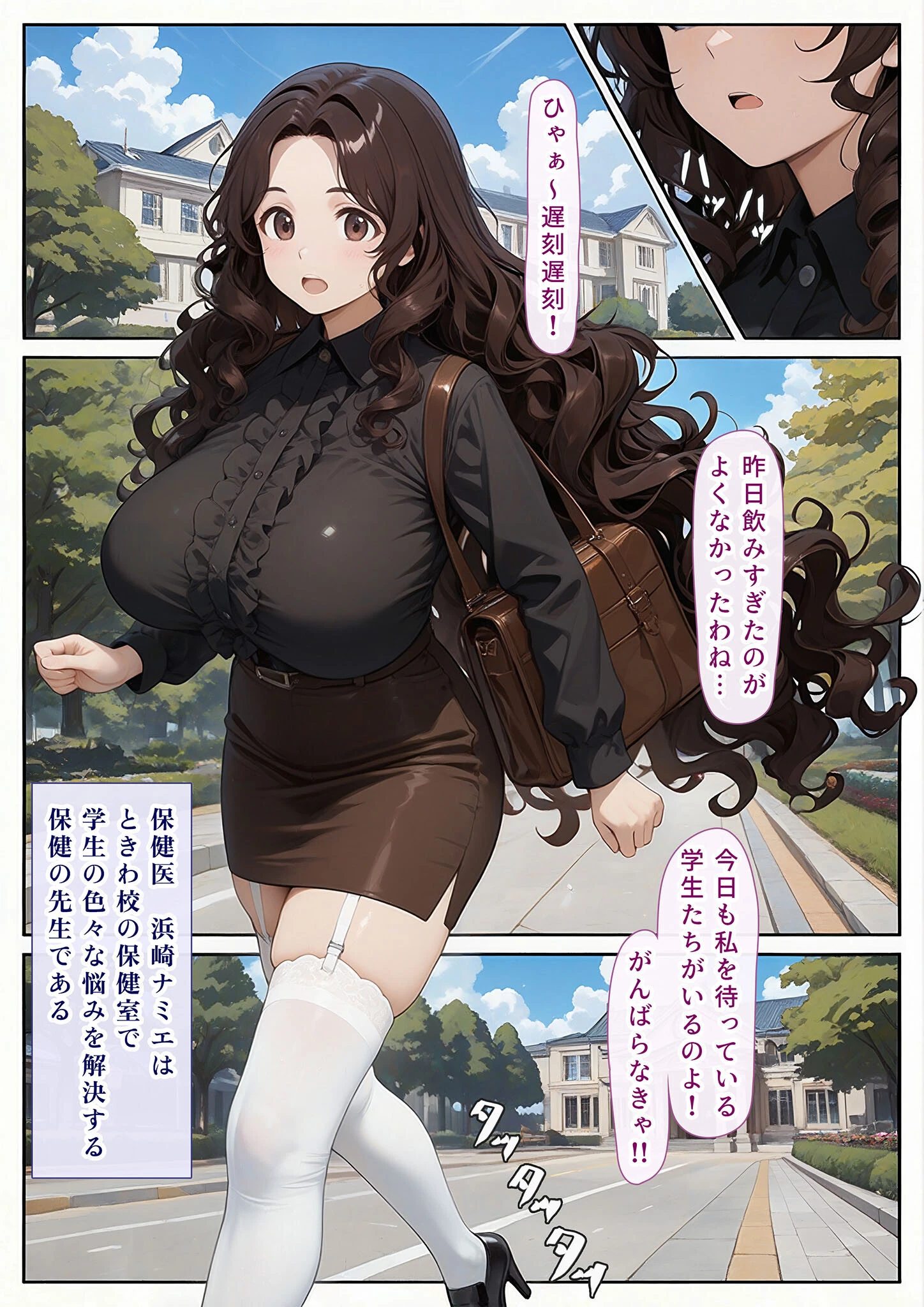 授乳保健室【ナミエ●●の女の子のイかせ方】 モザイク版 3ページ