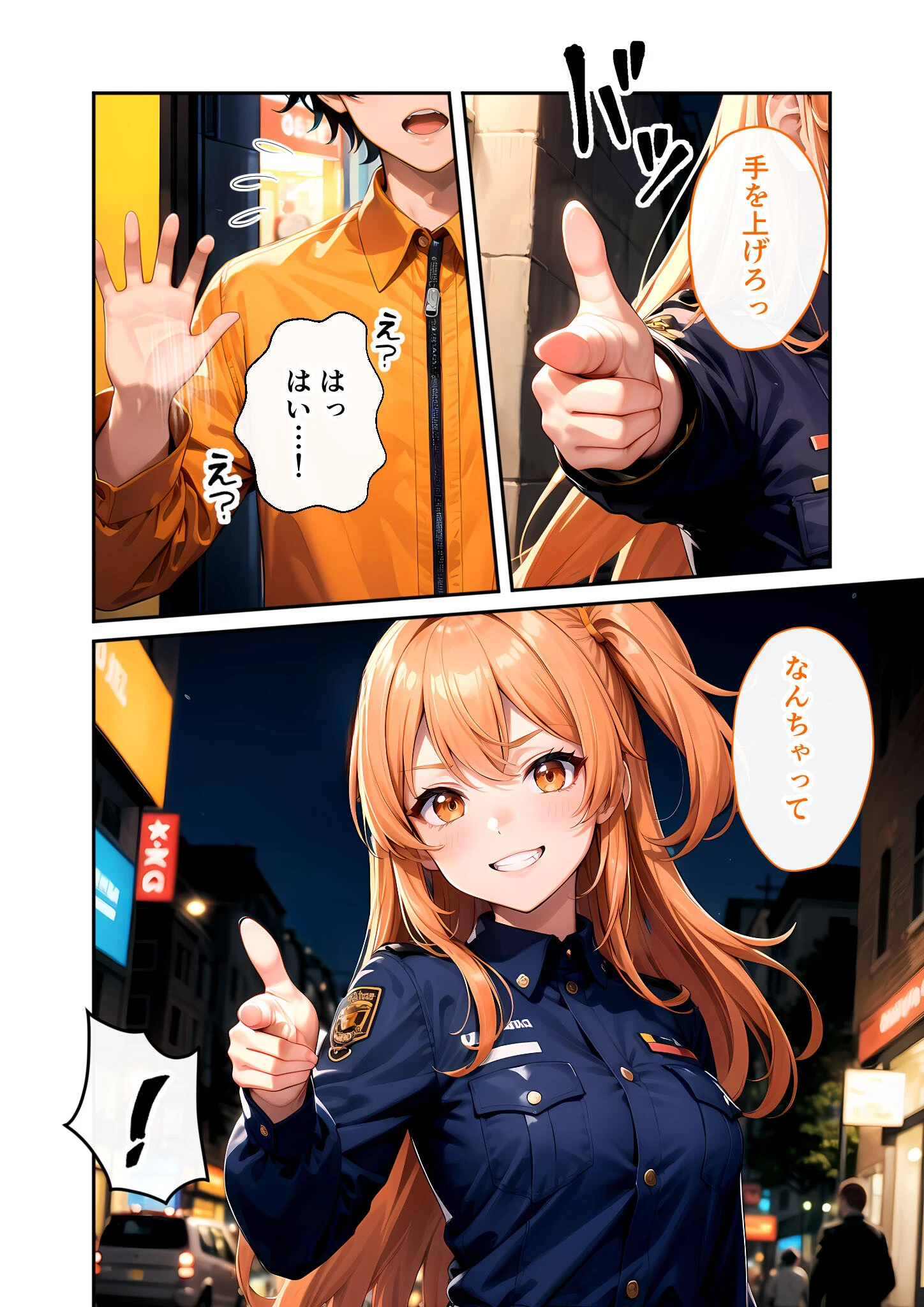 いちゃLOVE純情ベッドルーム 〜ハロウィンの夜、お菓子よりも甘いミニスカポリスの誘惑〜 モザイク版 4ページ