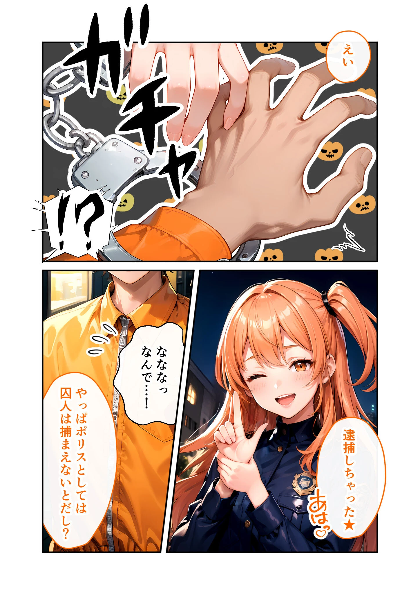 いちゃLOVE純情ベッドルーム 〜ハロウィンの夜、お菓子よりも甘いミニスカポリスの誘惑〜 モザイク版 7ページ