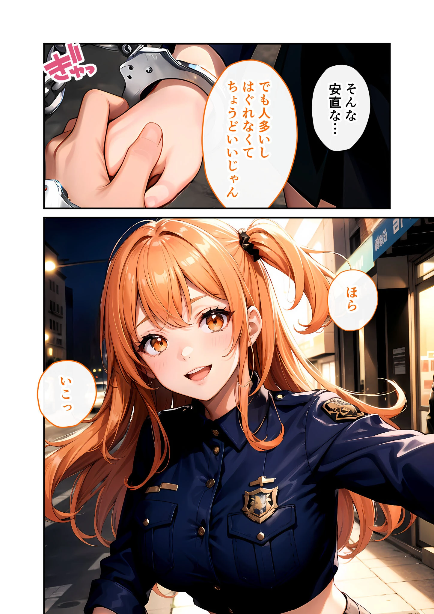 いちゃLOVE純情ベッドルーム 〜ハロウィンの夜、お菓子よりも甘いミニスカポリスの誘惑〜 モザイク版 8ページ