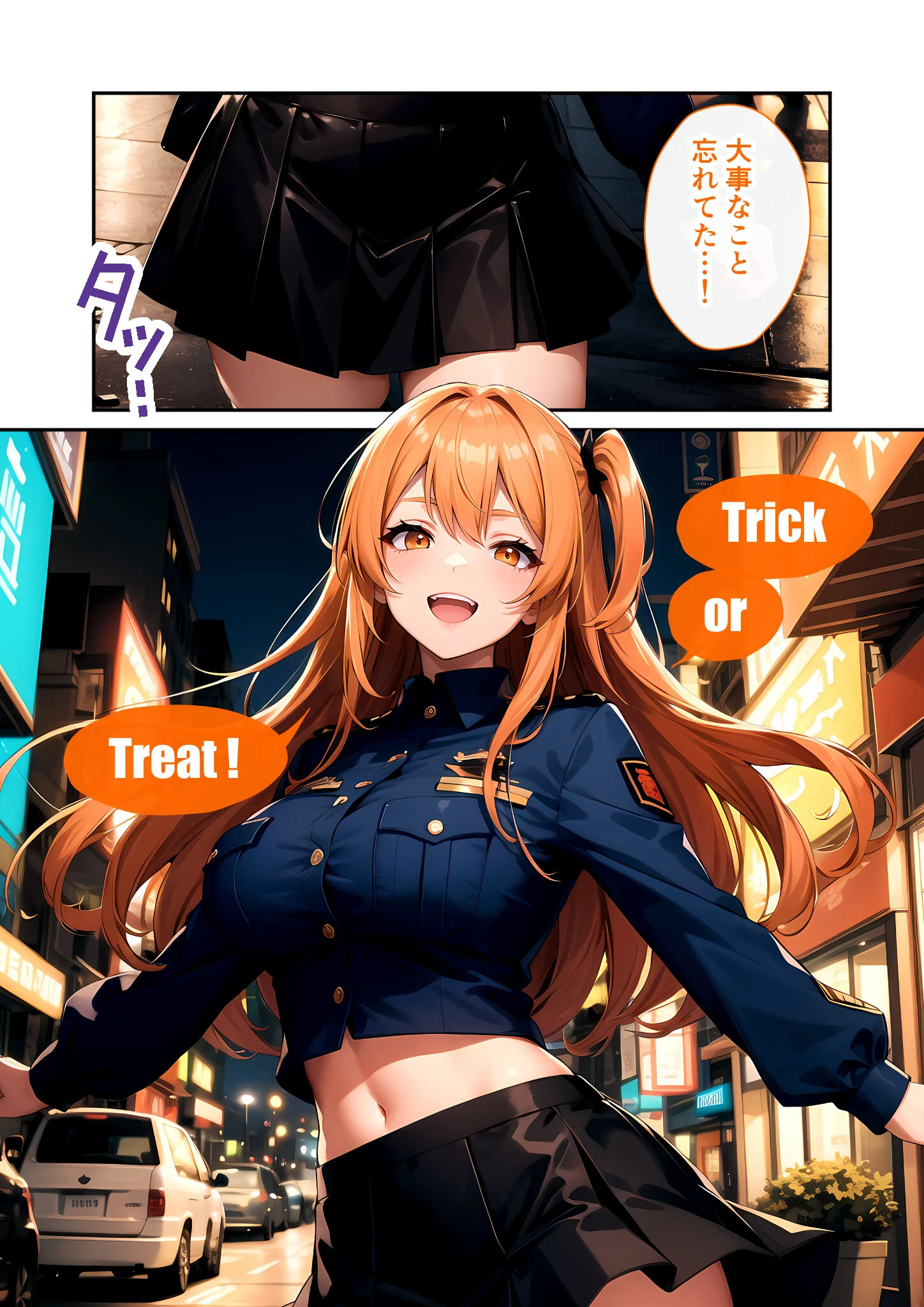 いちゃLOVE純情ベッドルーム 〜ハロウィンの夜、お菓子よりも甘いミニスカポリスの誘惑〜 モザイク版 14ページ