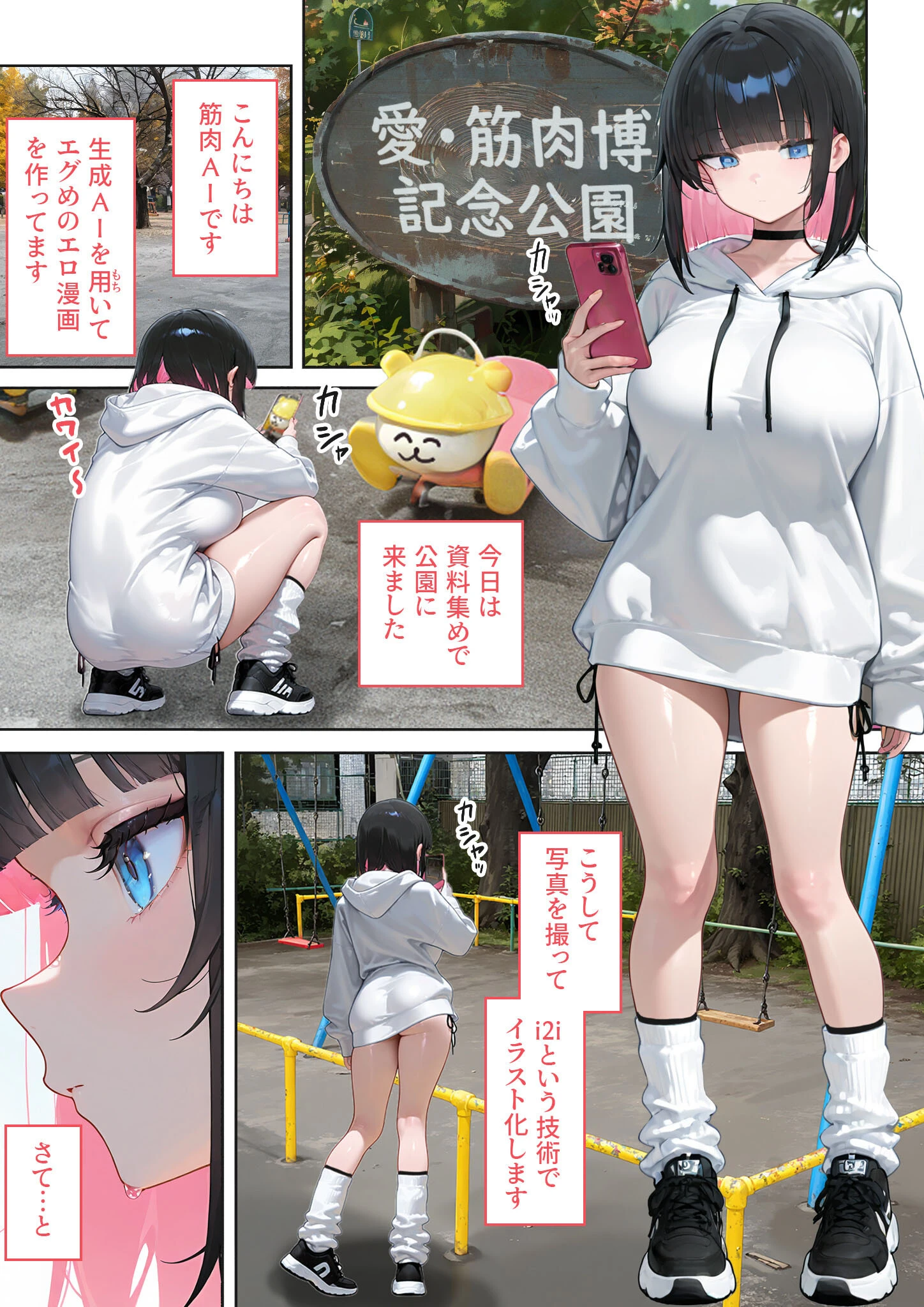 エロ漫画家の過激でキケンな突撃取材 〜お前が便所になるんだよ！〜 モザイク版 4ページ