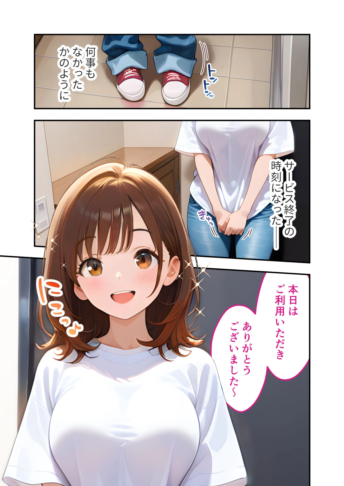 家性婦の成瀬さんは竿のお掃除までしてくれる 〜爆乳・爆尻持ちのド変態お姉さん〜 モザイク版 17ページ