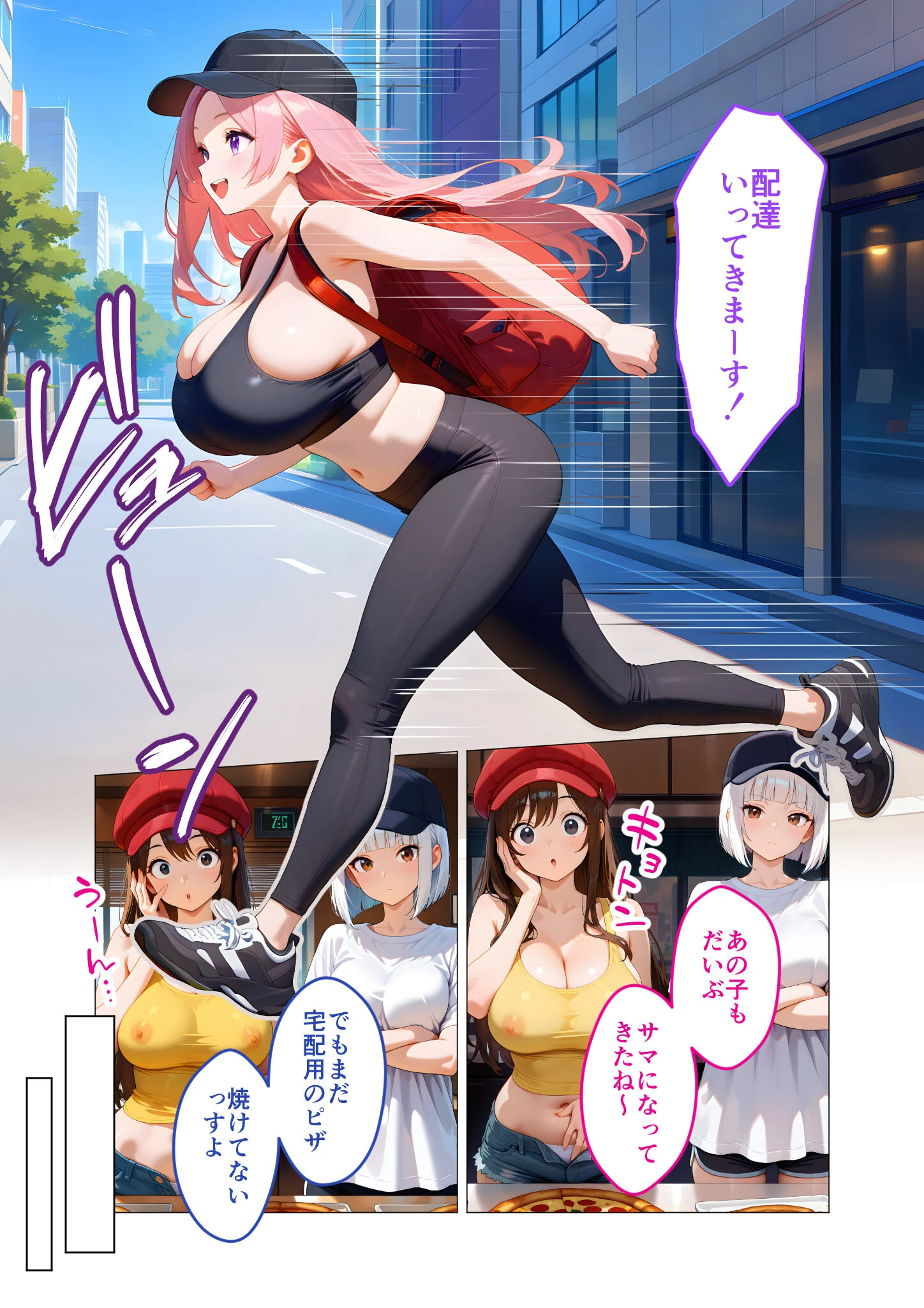 BiXXX Delivery 第4巻 〜どすけべ配達員のセックスデリ〜 モザイク版 8ページ