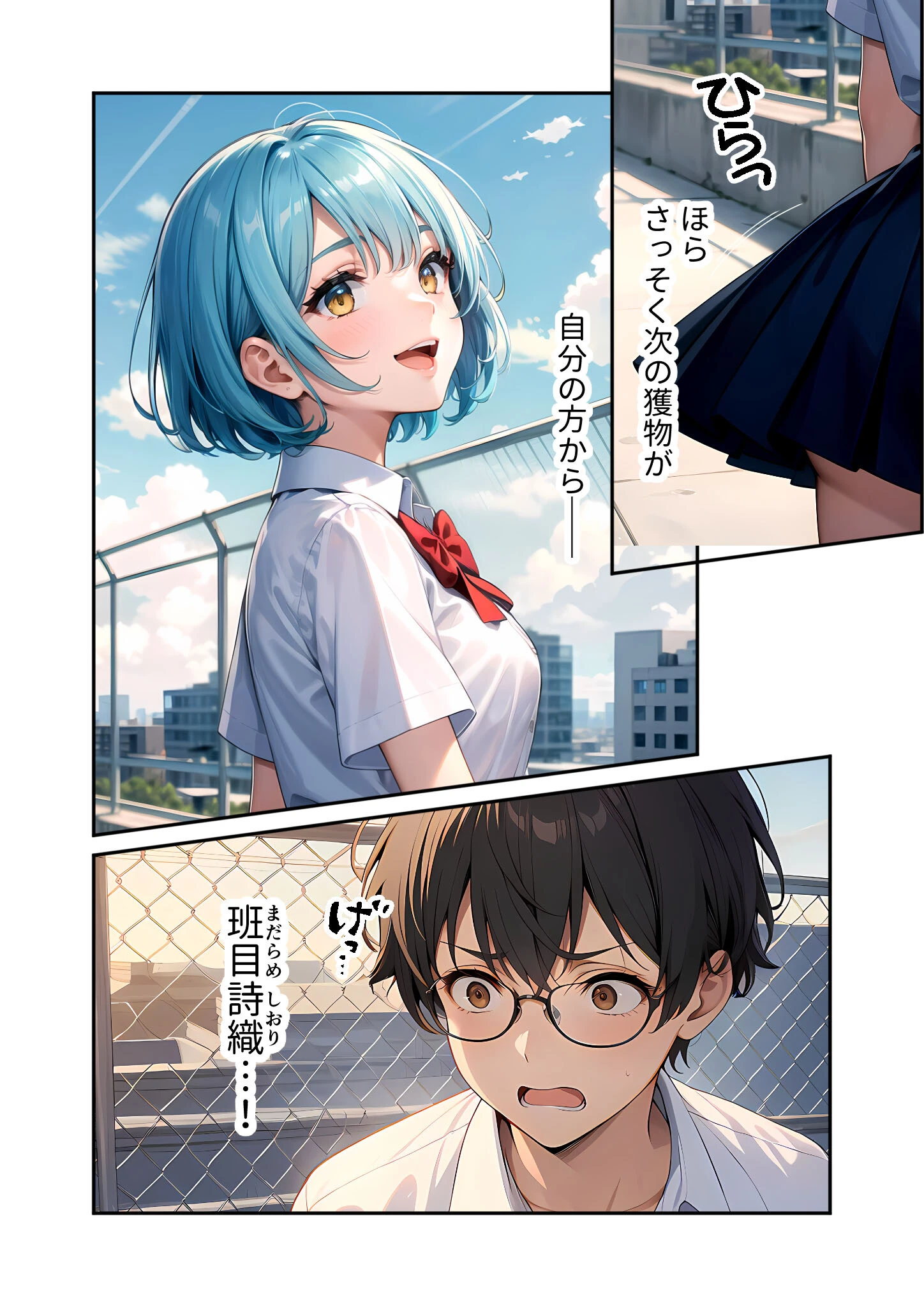 陰キャの僕、透視の力を手に入れる。第九話 〜電波系クラスメイトの危険な唇〜 モザイク版 6ページ