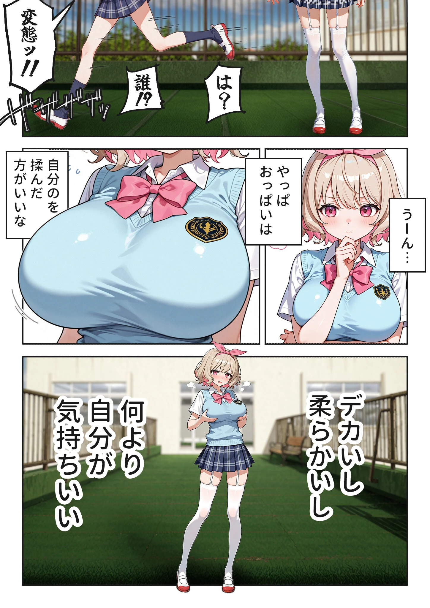 キモおじ⇔●●入れ替わり【2】クラスの男子誰の●●●●孕●かな？モザイク版 15ページ