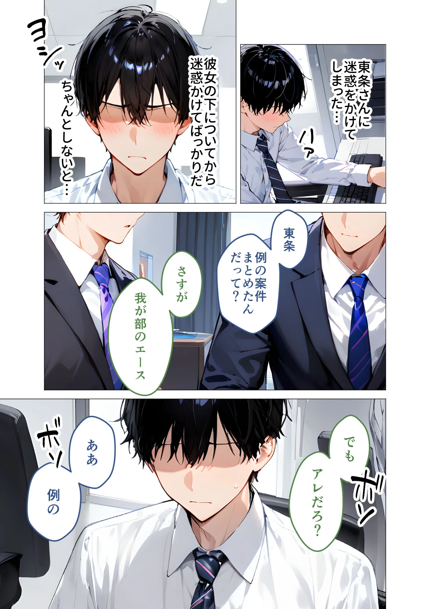 クールな上司の社内オ〇ニーを見た僕はHで口止めされています モザイク版 7ページ