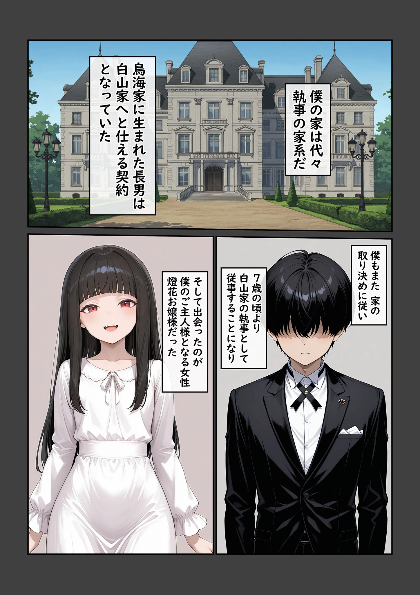 地味な執事の僕が学園一の美女とイチャラブ種付け性活 モザイク版 8ページ