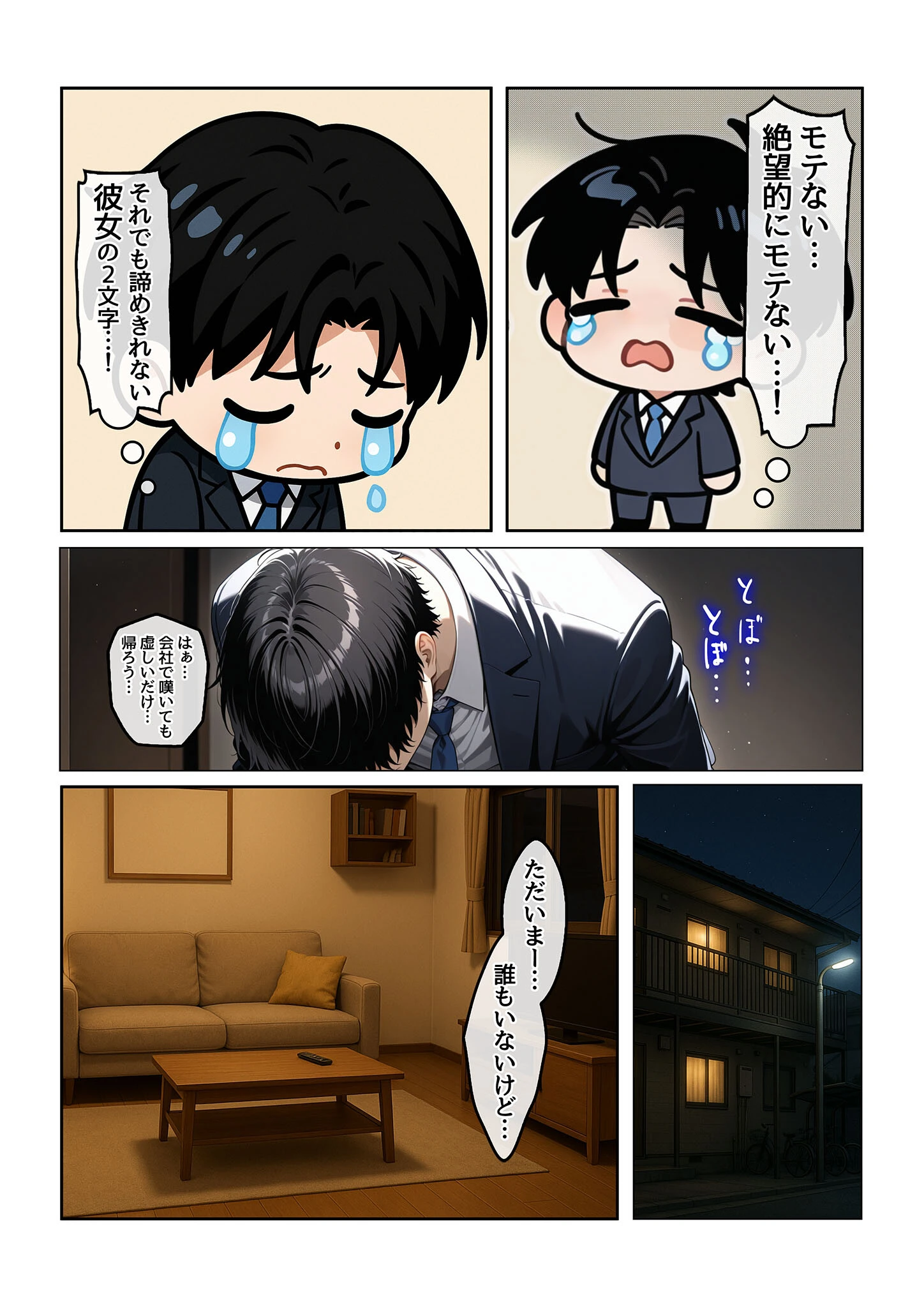 指名したソープ嬢がまさかの女上司だった件1 モザイク版 4ページ