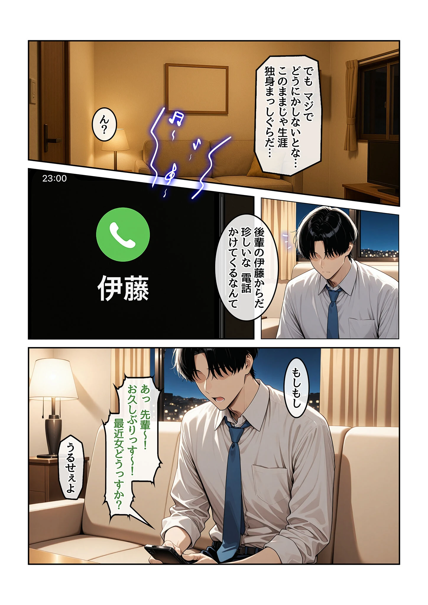 指名したソープ嬢がまさかの女上司だった件1 モザイク版 5ページ