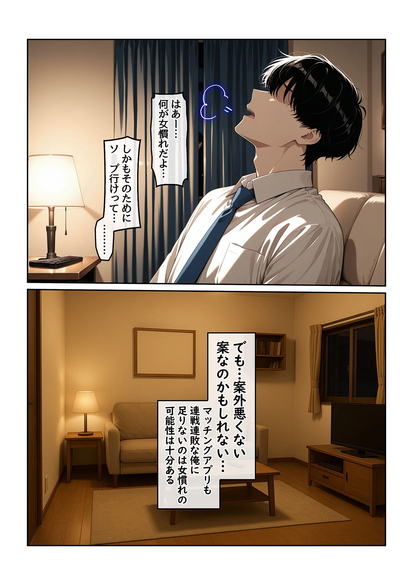 指名したソープ嬢がまさかの女上司だった件1 モザイク版 8ページ