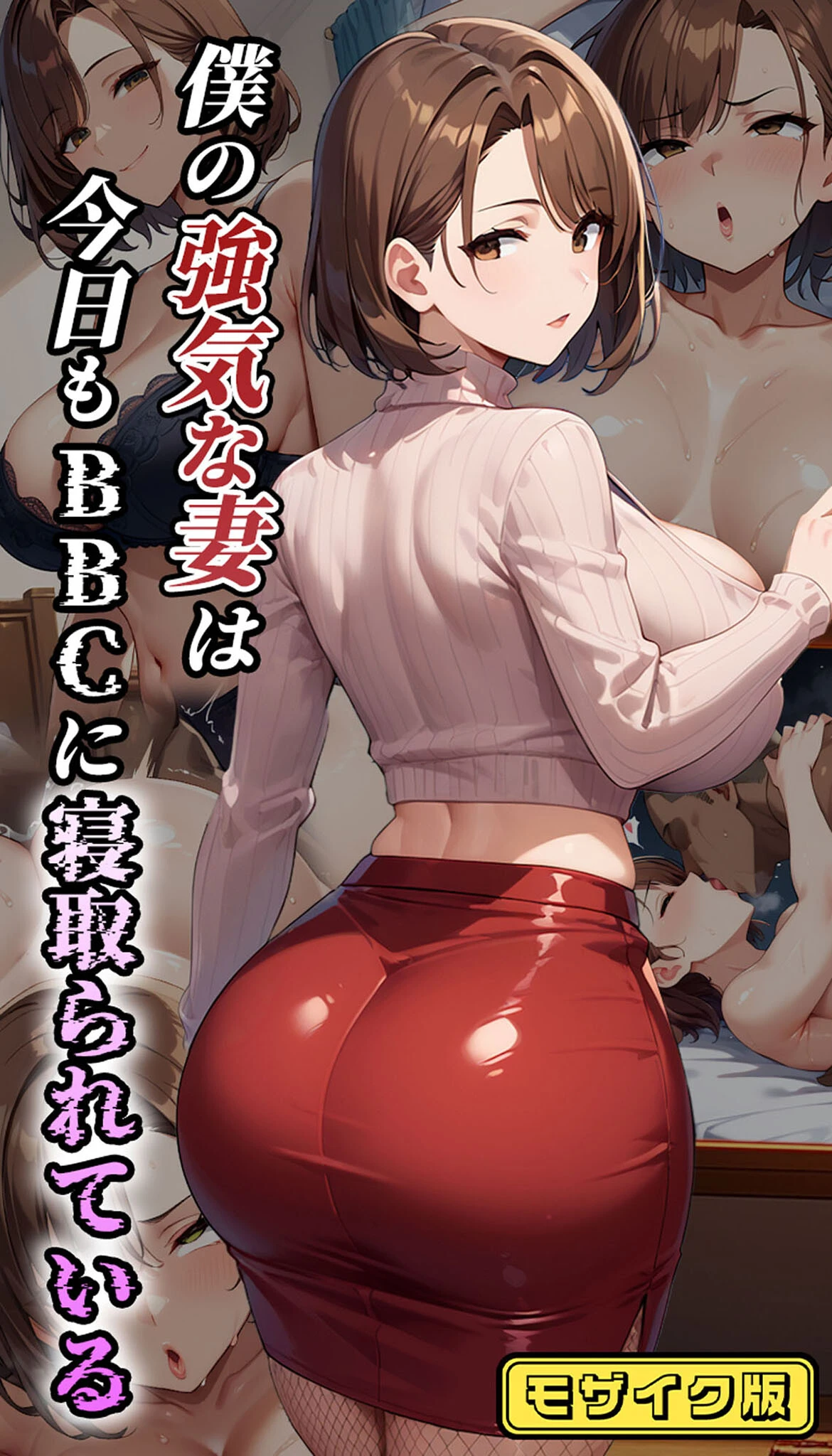 僕の強気な妻は今日もBBCに寝取られている モザイク版 エロ漫画 無料