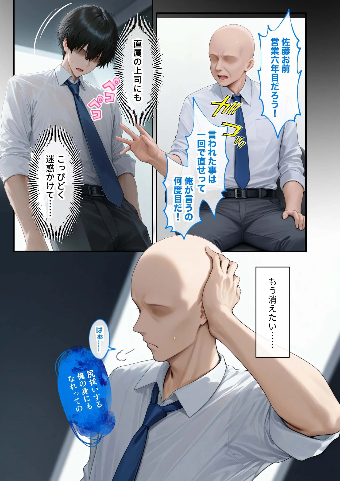 ロジハラ美人OLの裏腹な性欲 〜女社長の本性はド変態赤ちゃん〜 モザイク版 9ページ