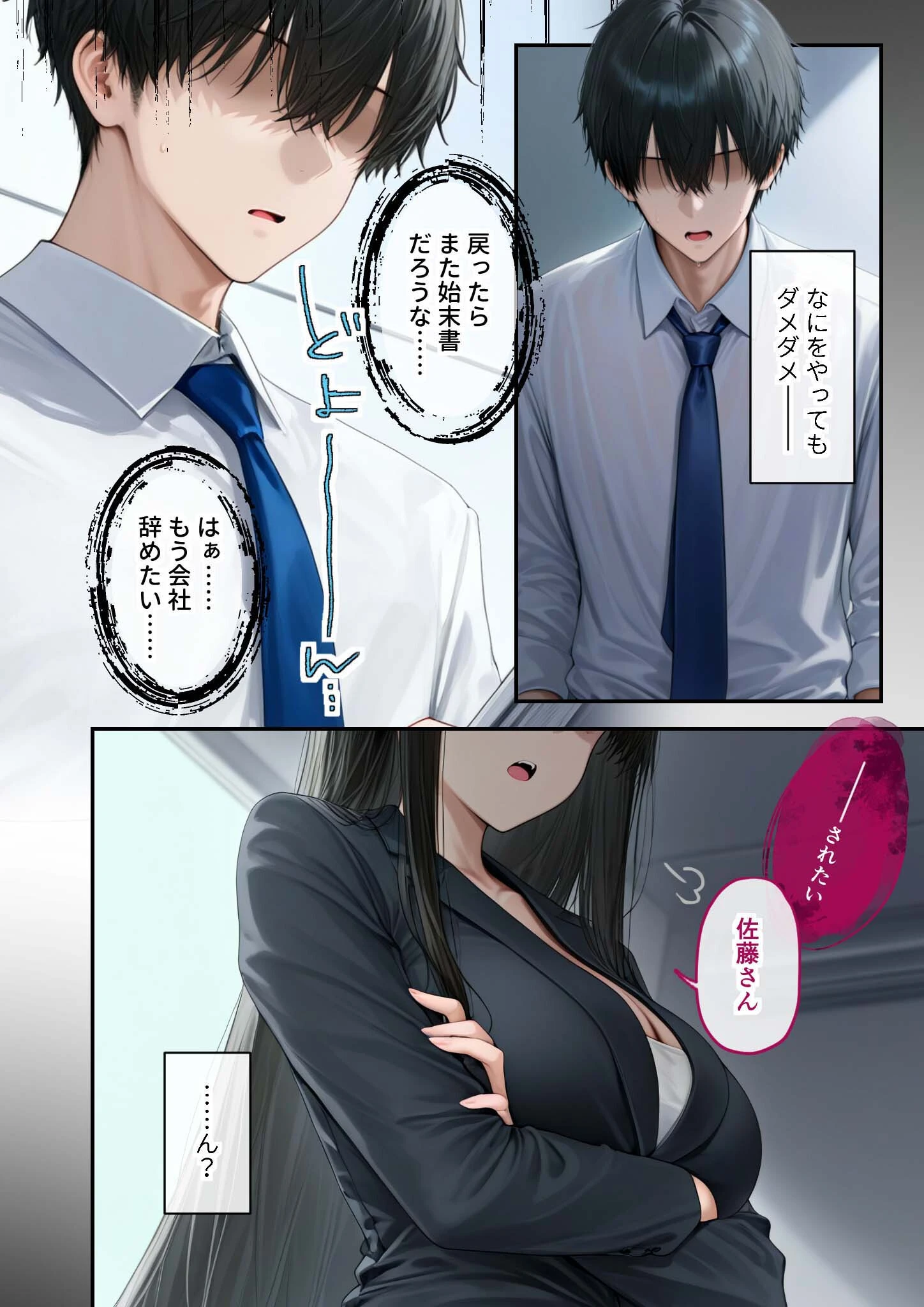 ロジハラ美人OLの裏腹な性欲 〜女社長の本性はド変態赤ちゃん〜 モザイク版 10ページ