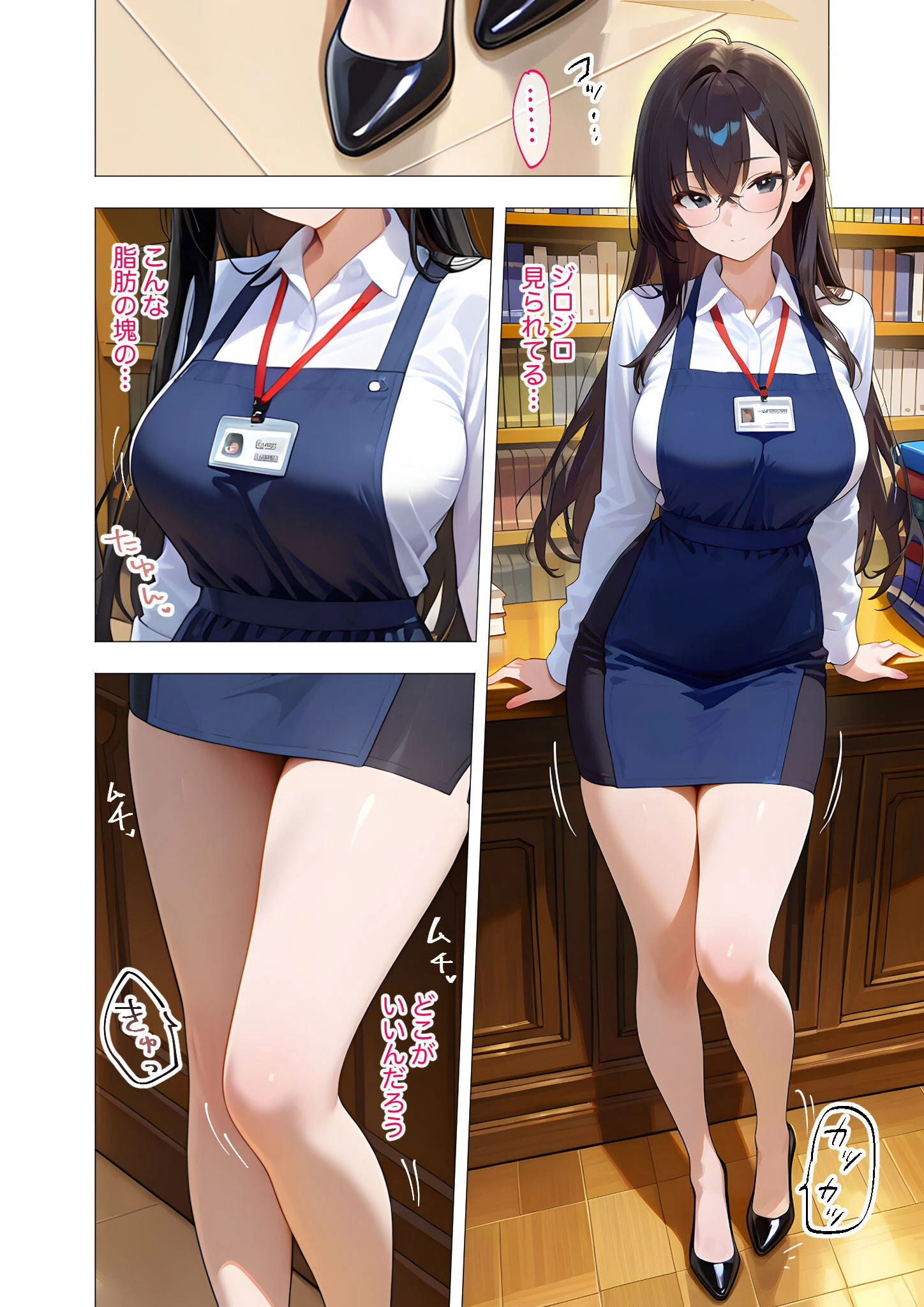 当店限定！セックス￥0サービス 〜ダウナー司書さんの事務的えっち〜 モザイク版 8ページ