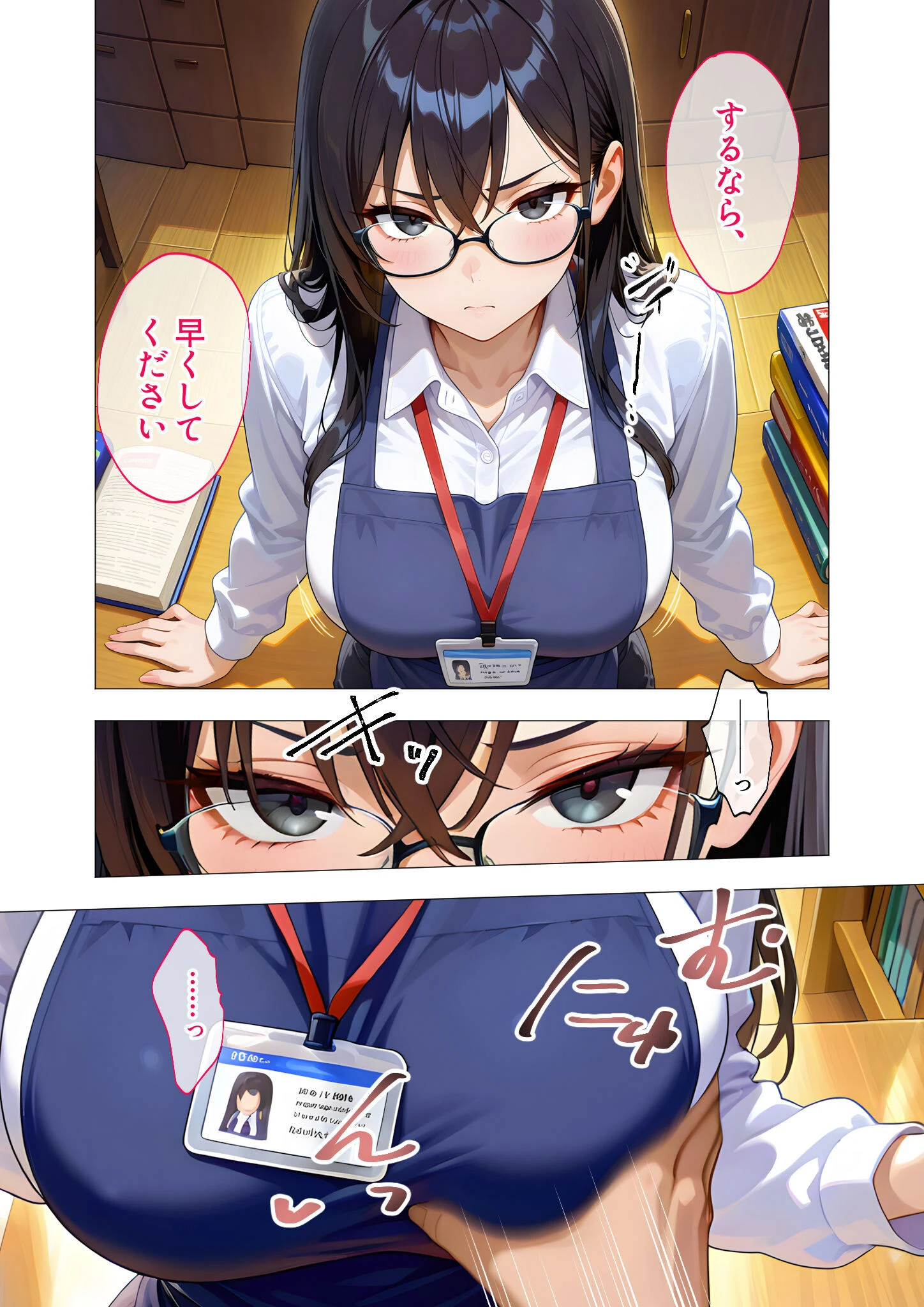 当店限定！セックス￥0サービス 〜ダウナー司書さんの事務的えっち〜 モザイク版 9ページ