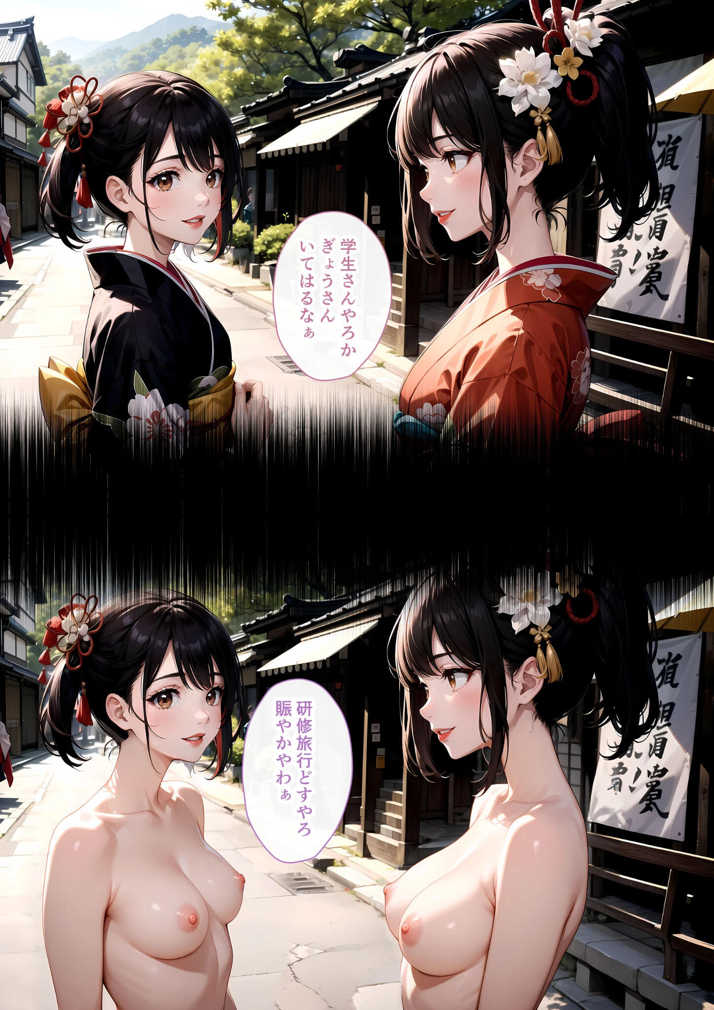 陰キャの僕、透視の力を手に入れる。第十話 〜オタクに優しい委員長への理不尽な仕返し〜 モザイク版 4ページ