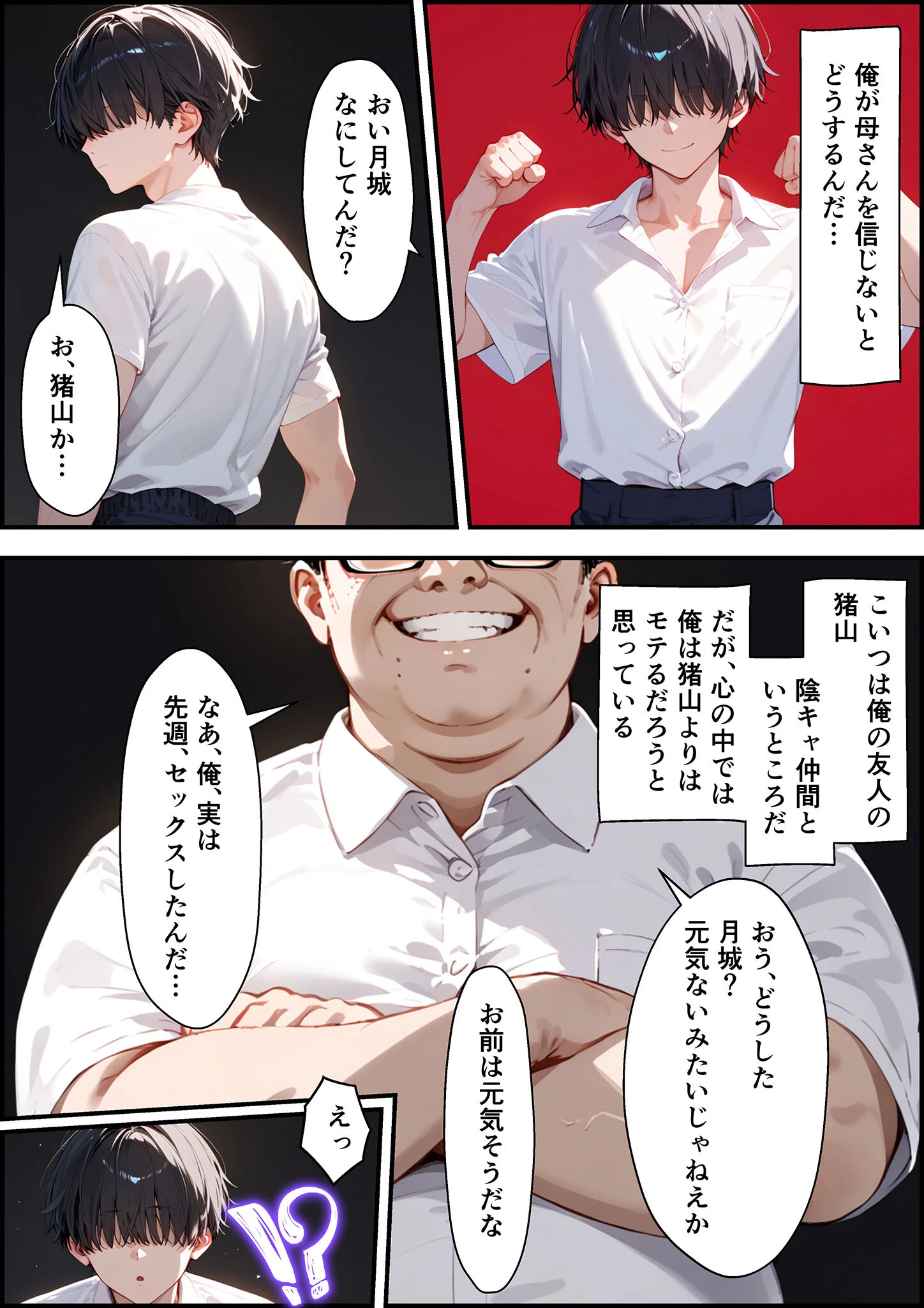 女手ひとつでボクを育ててくれた自慢の母がボクを守るためにいじめっ子の女になる話 モザイク版 7ページ