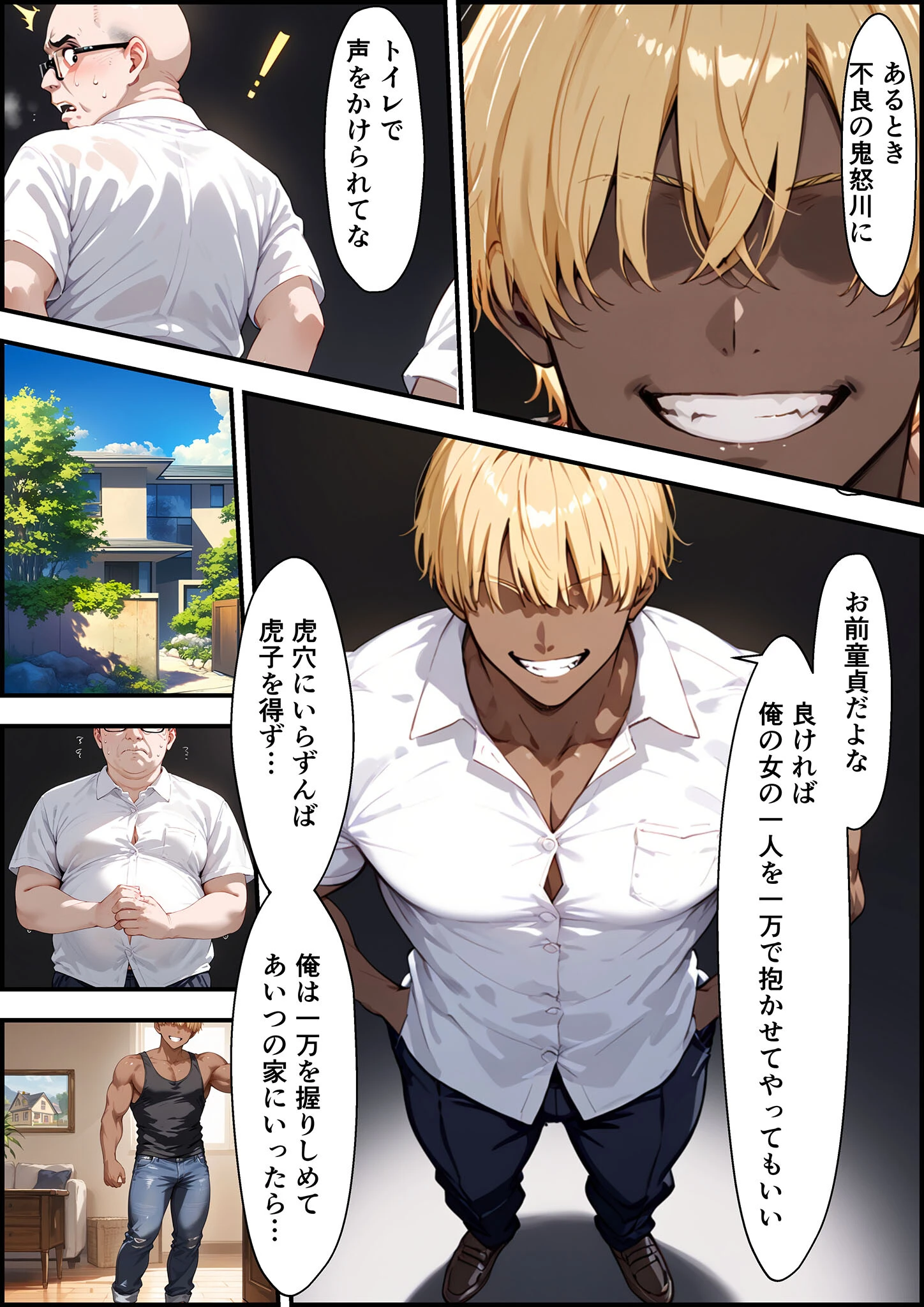 女手ひとつでボクを育ててくれた自慢の母がボクを守るためにいじめっ子の女になる話 モザイク版 10ページ