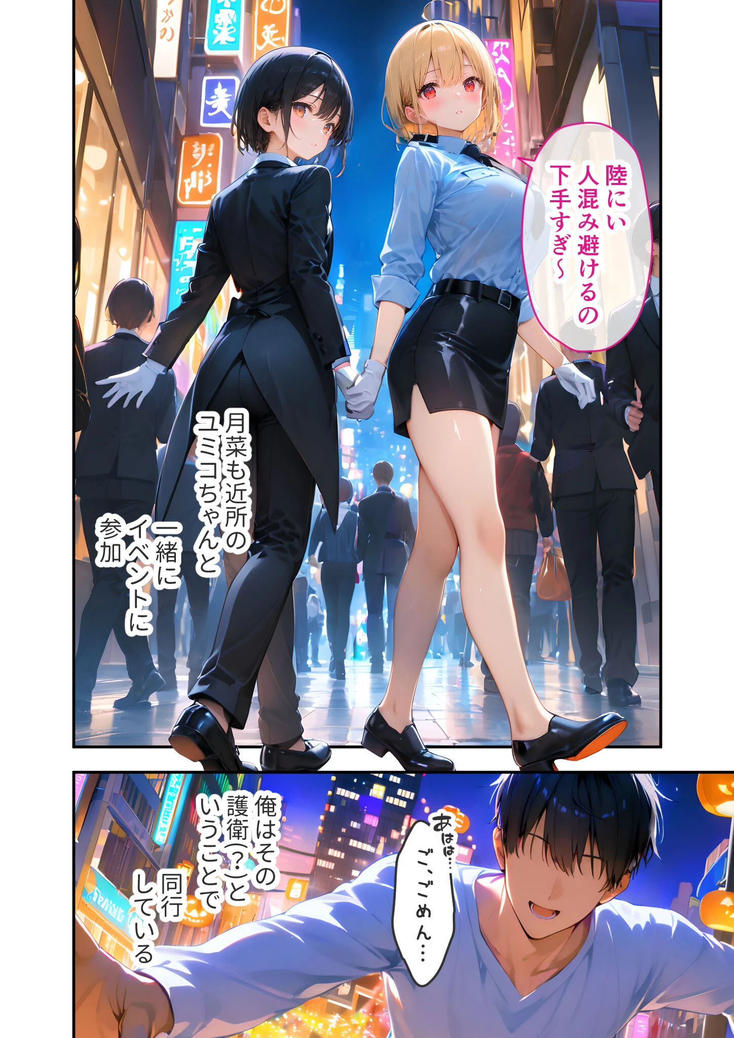 愛する義妹のえっちな罵倒 〜タイホしちゃうぞお義兄ちゃん〜 モザイク版 4ページ