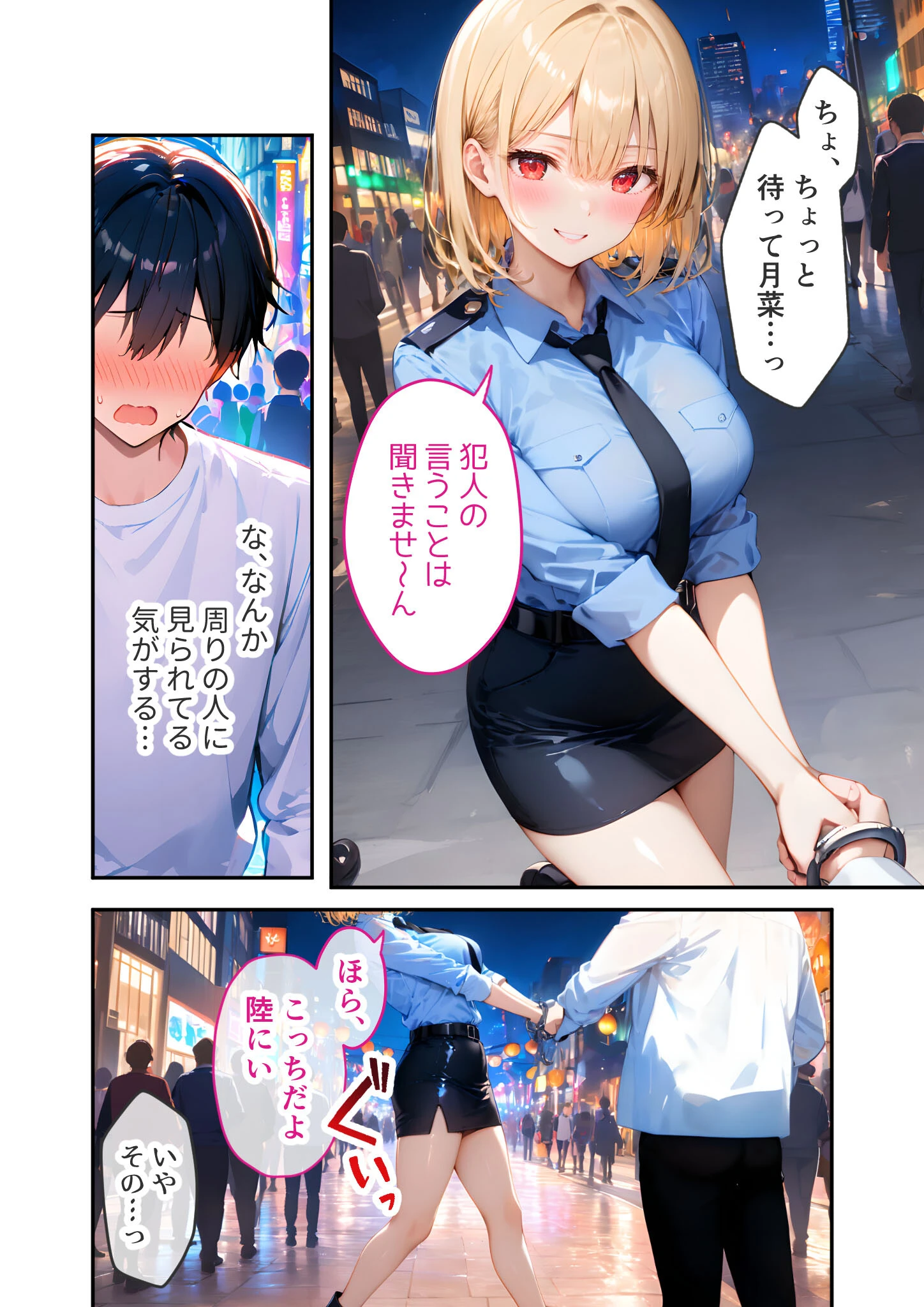 愛する義妹のえっちな罵倒 〜タイホしちゃうぞお義兄ちゃん〜 モザイク版 14ページ