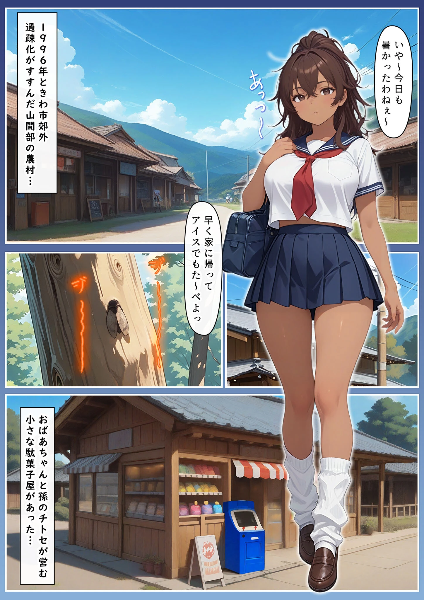 ゲーミングお姉ちゃん【褐色巨乳ギャル姉と格ゲー勝負で精通ボーイ！コマンドミスでティウンティウン！】 モザイク版 3ページ