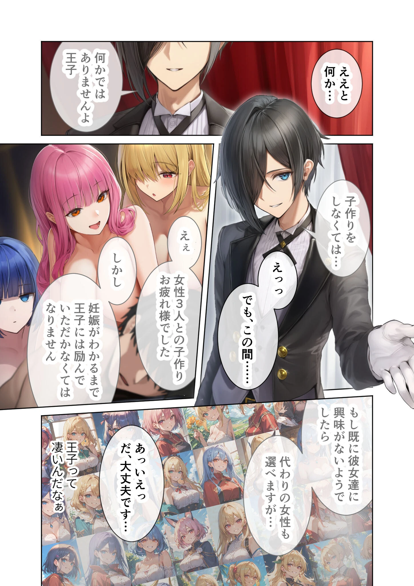 新・異世界王族転生！嫁候補セックスバイキング 〜憧れのヒロイン達にせっせと中○し〜（2） モザイク版 13ページ