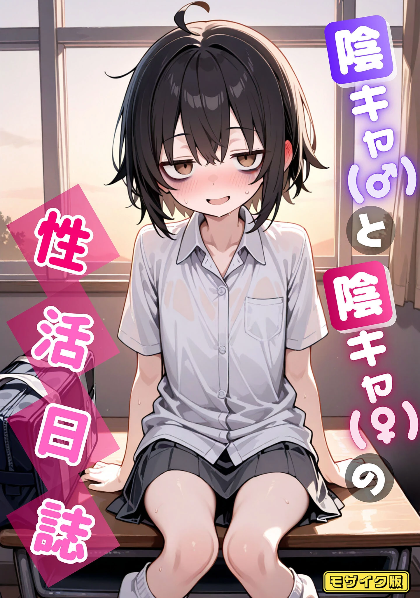 陰キャ（♂）と陰キャ（♀）の性活日誌 モザイク版 エロ漫画 無料