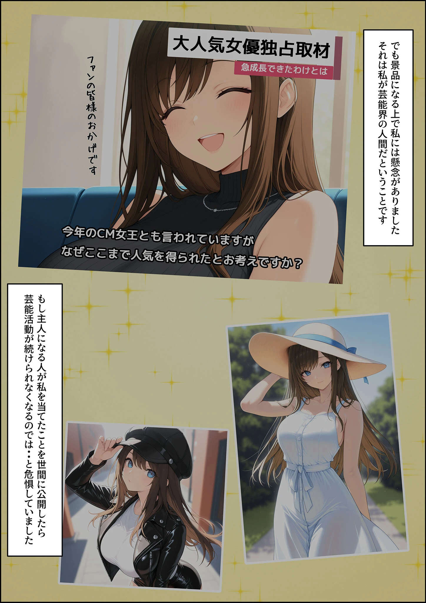 一獲千女 〜女が当たる宝くじで一等を当てた男〜 【人気若手女優編】 (4) モザイク版 3ページ