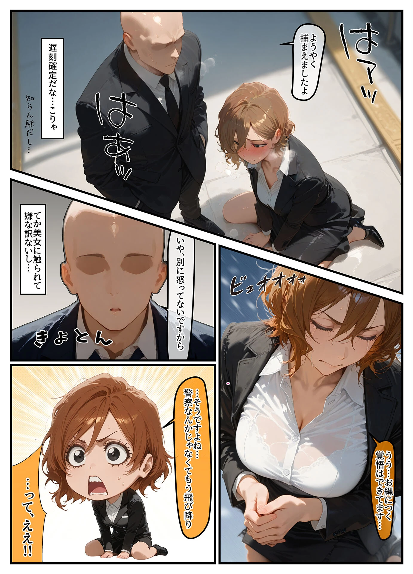 貞操逆転世界では元推し達が処女をこじらせてチ●媚びしてくる モザイク版 8ページ