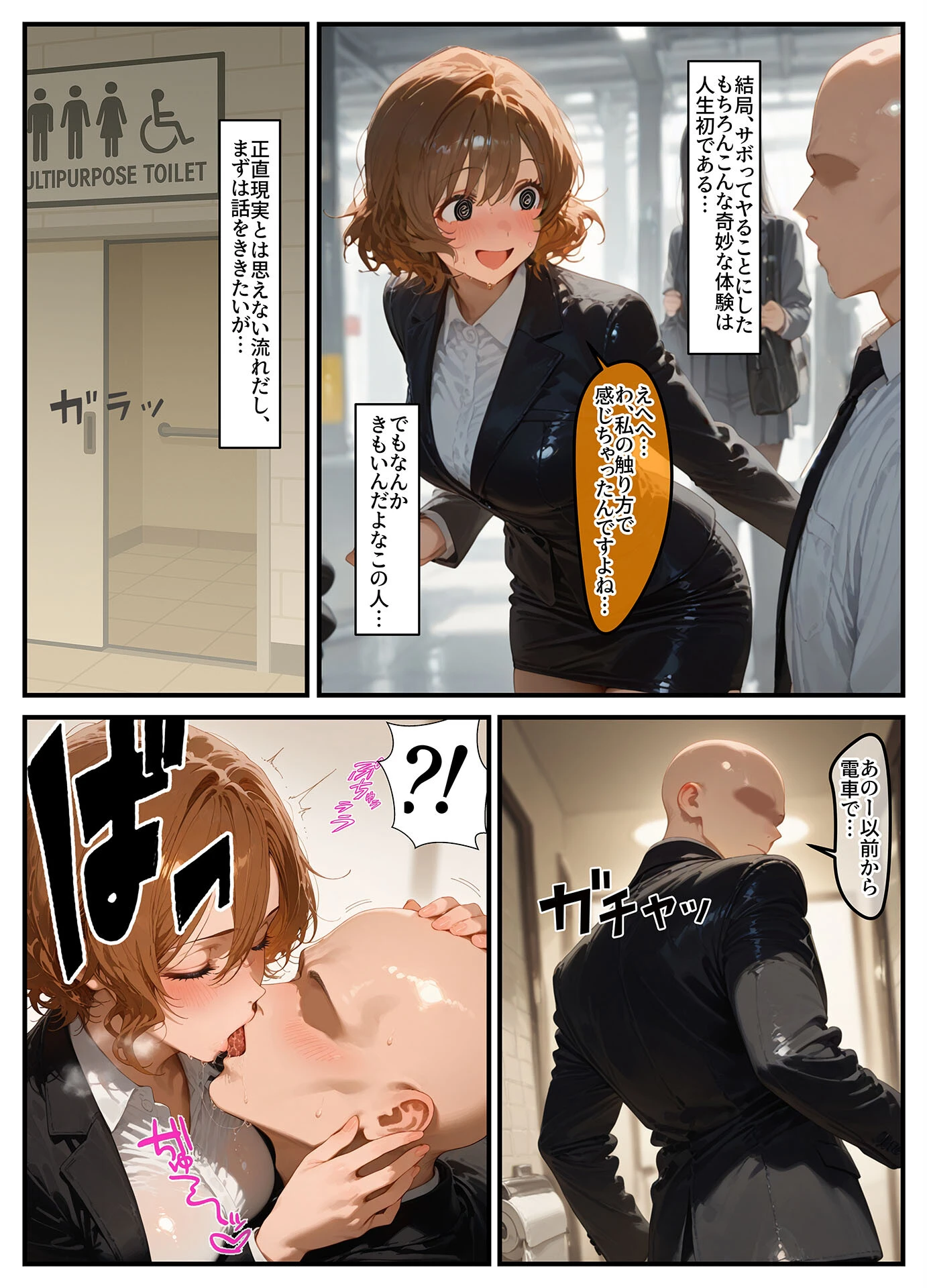 貞操逆転世界では元推し達が処女をこじらせてチ●媚びしてくる モザイク版 9ページ