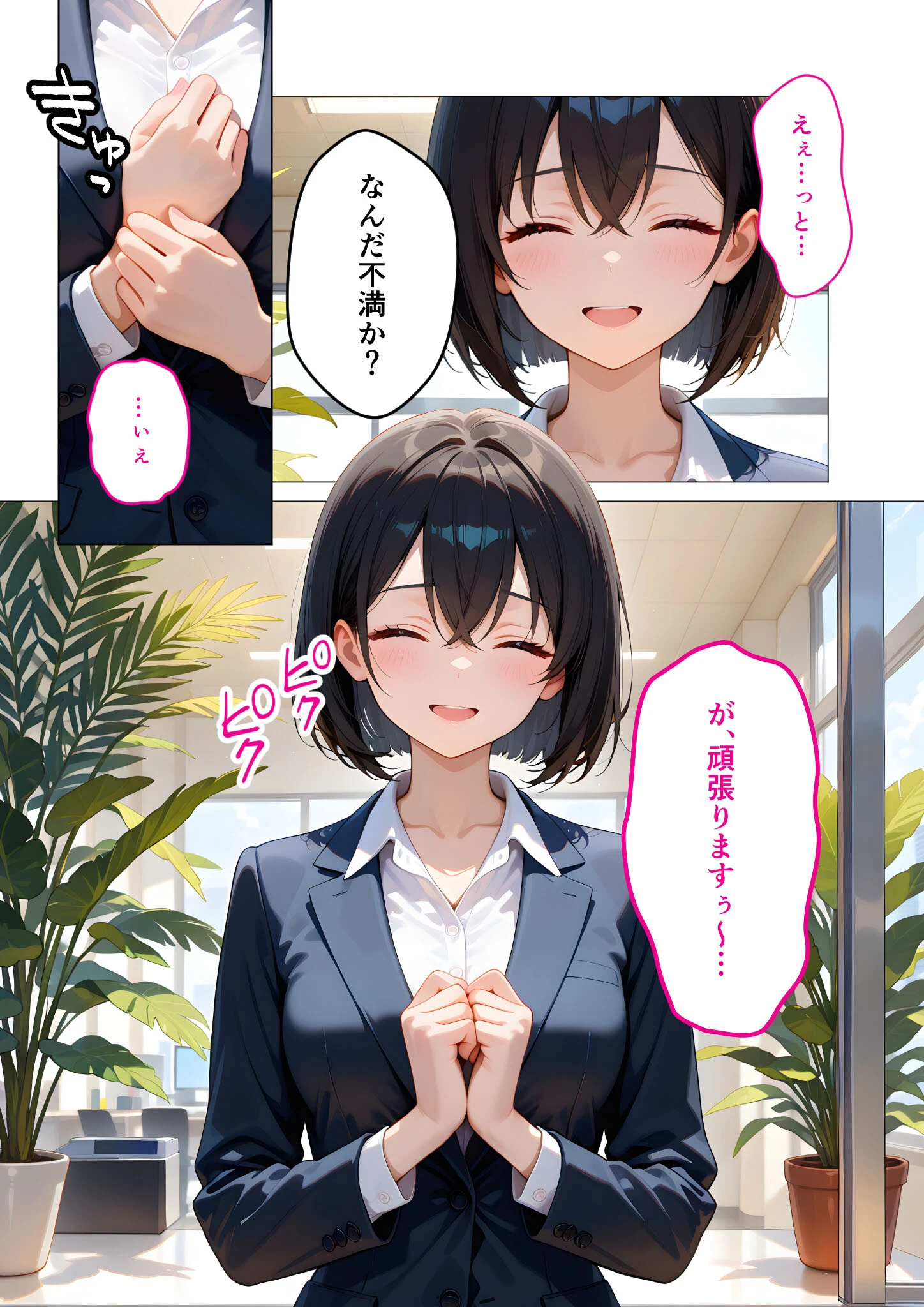 当店限定！セックス￥0サービス 〜新人営業さんの崖っぷちえっち〜 モザイク版 4ページ