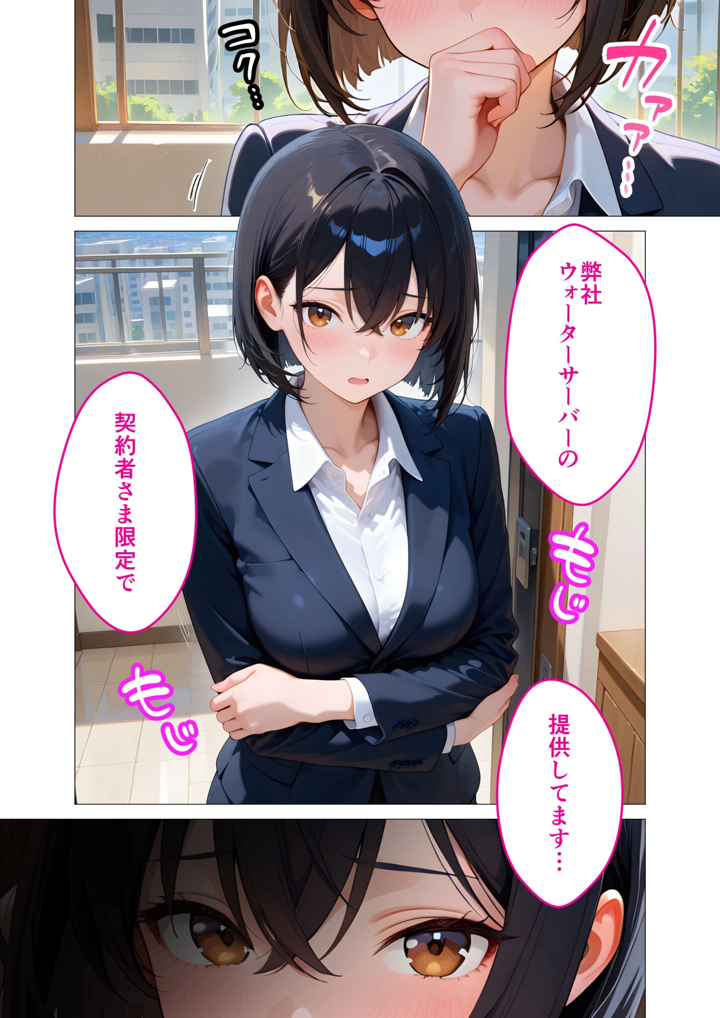 当店限定！セックス￥0サービス 〜新人営業さんの崖っぷちえっち〜 モザイク版 14ページ