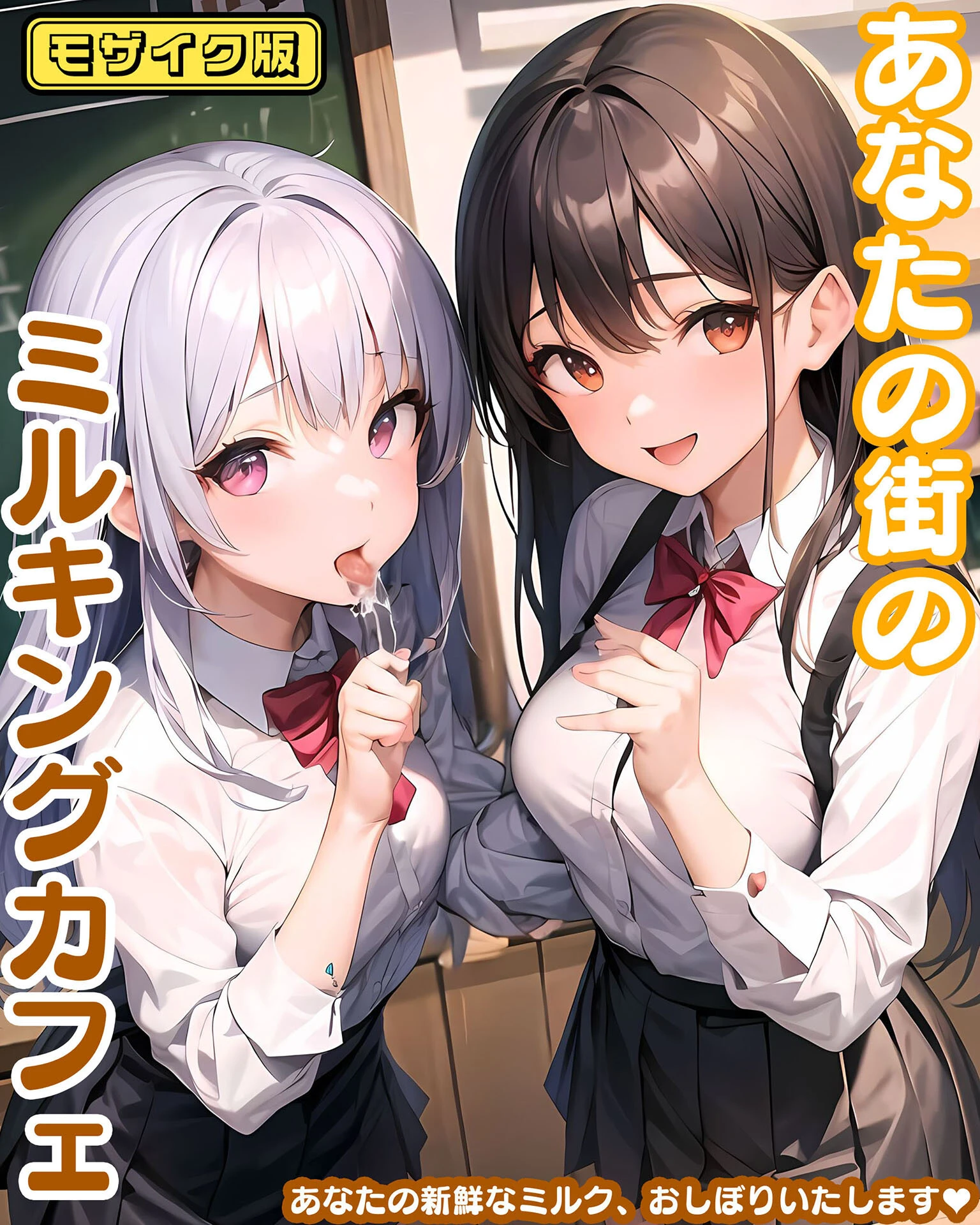 あなたの街のミルキングカフェ モザイク版 エロ漫画 無料