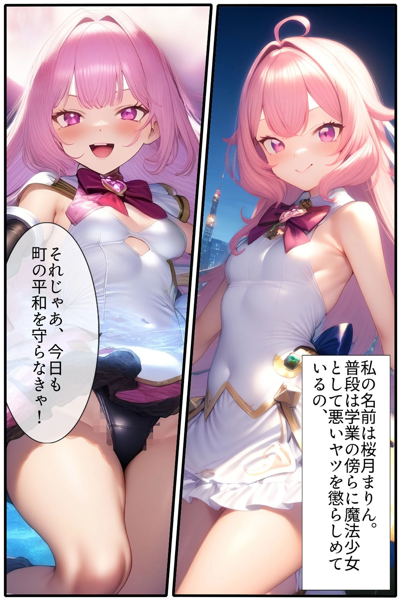 華聖麗姫スイートフラワーズ 1 〜淫濁まみれる・堕ちる麗姫〜 モザイク版 4ページ