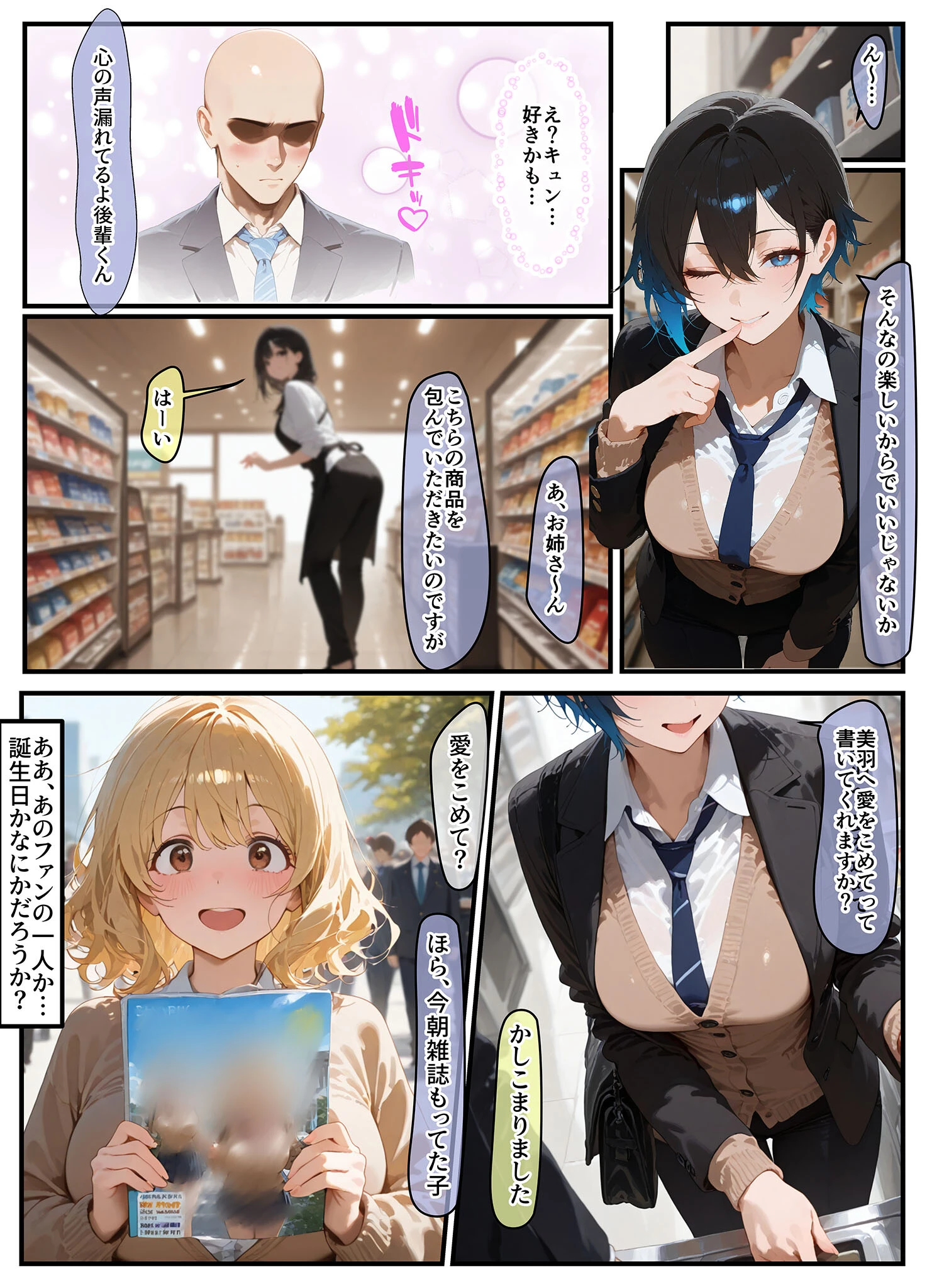 女学園の王子様♀の百合ハーレムの竿係になった モザイク版 10ページ