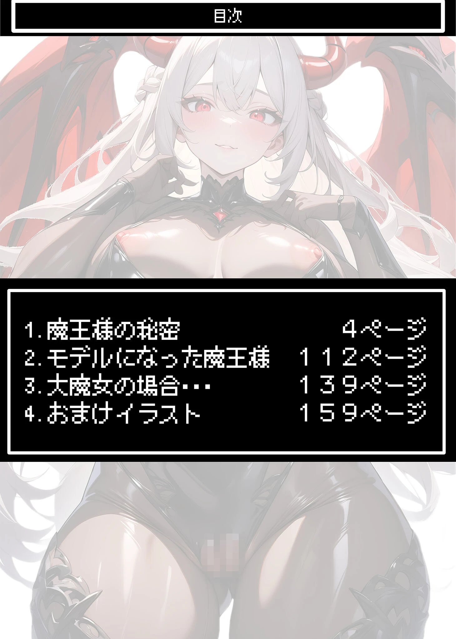 魔王様の秘密 モザイク版 4ページ
