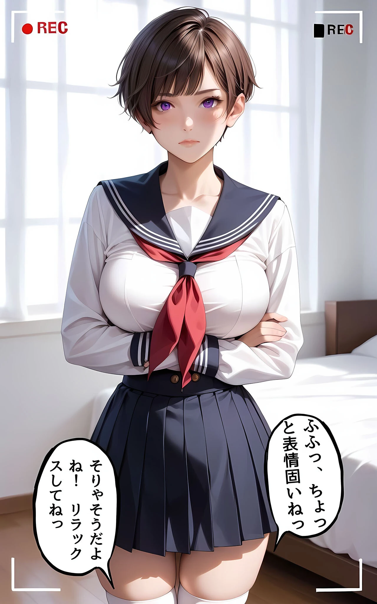 ぱんちら撮影会のはずが、いつのまにかおじさんち〇ぽに沼る話2 モザイク版 9ページ