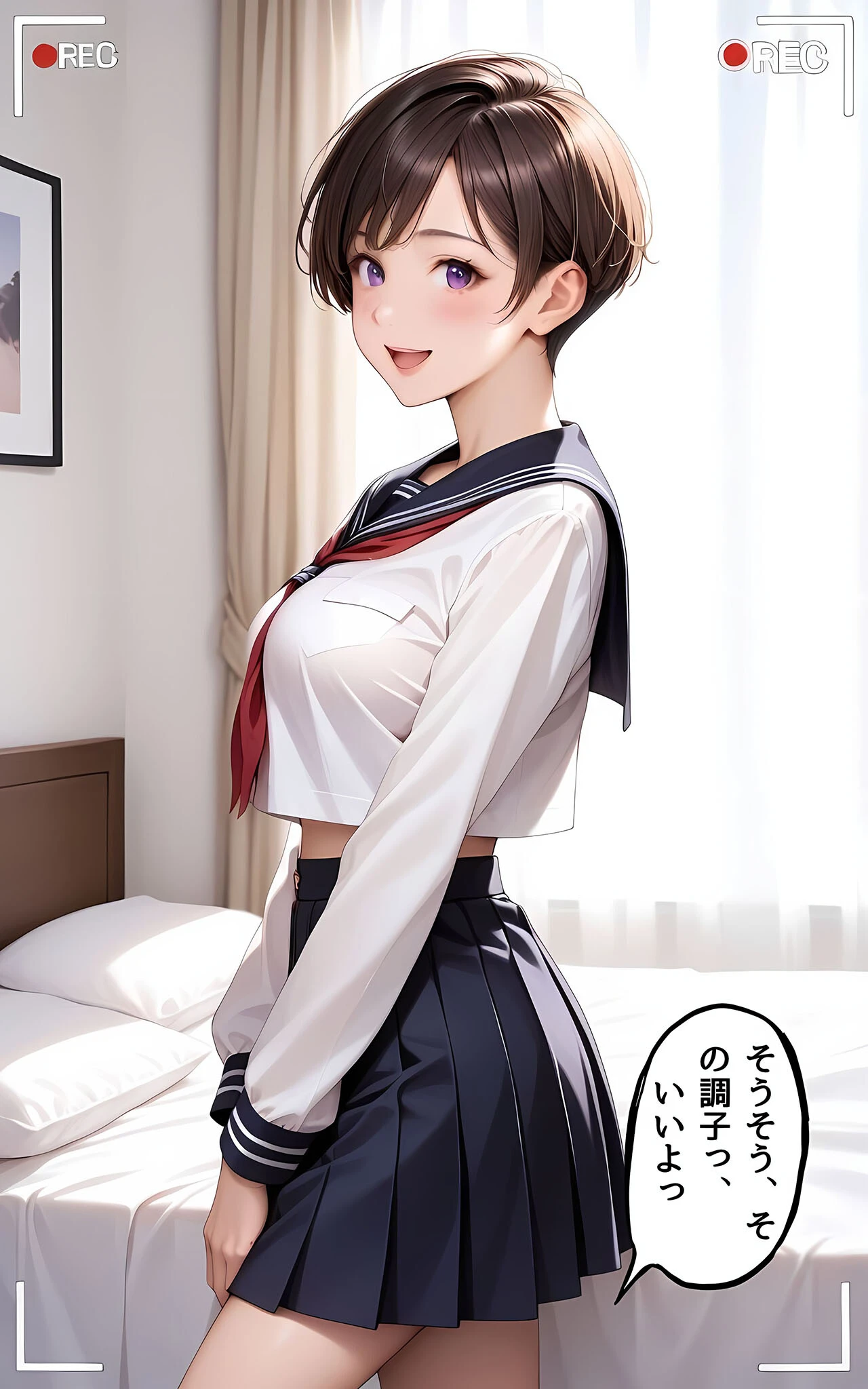 ぱんちら撮影会のはずが、いつのまにかおじさんち〇ぽに沼る話2 モザイク版 10ページ