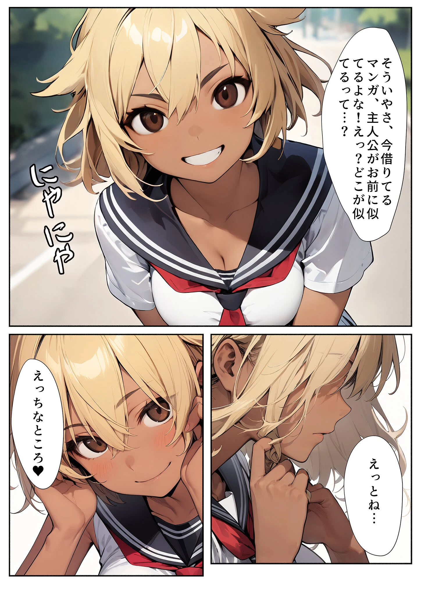 巨乳めちゃくちゃもませてくれる図書委員のギャル モザイク版 5ページ