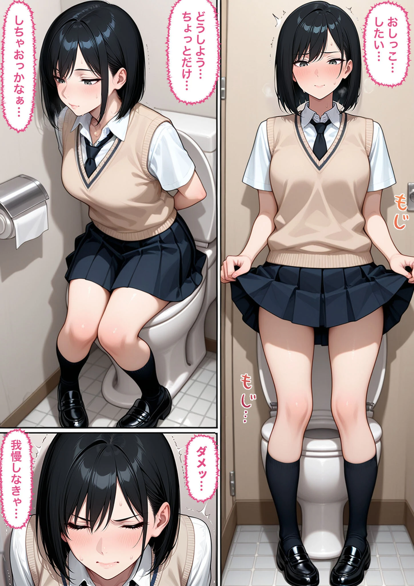 義妹が生意気だったので制服着衣でセックス漬けにしてやった 〜after days2〜 モザイク版 3ページ