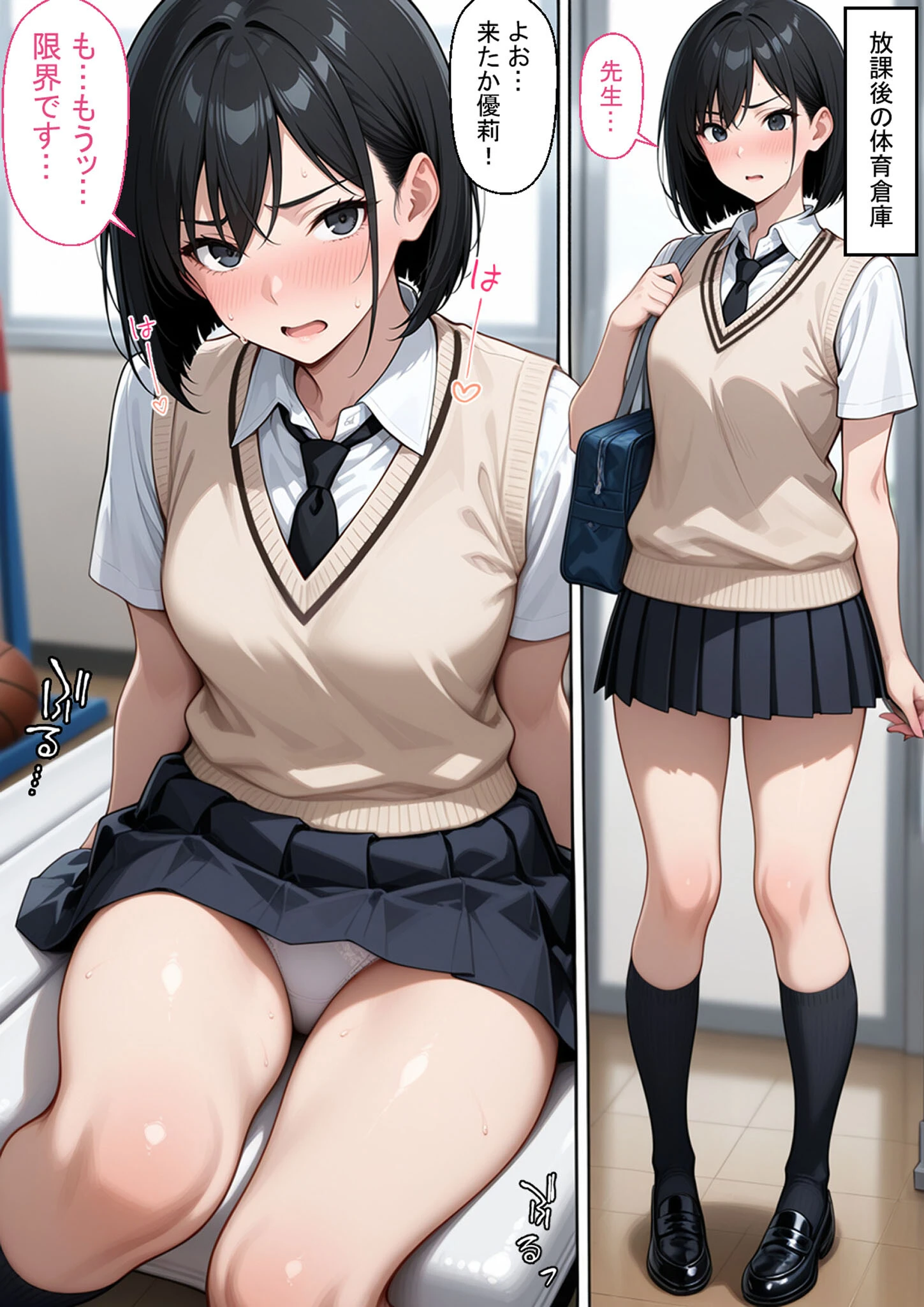 義妹が生意気だったので制服着衣でセックス漬けにしてやった 〜after days2〜 モザイク版 5ページ