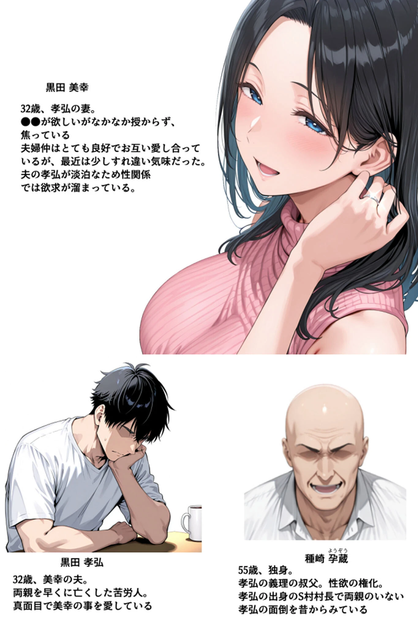 ●●を欲しがる俺の妻がなぜかドスケベ巫女服でNTRれた件 モザイク版 3ページ