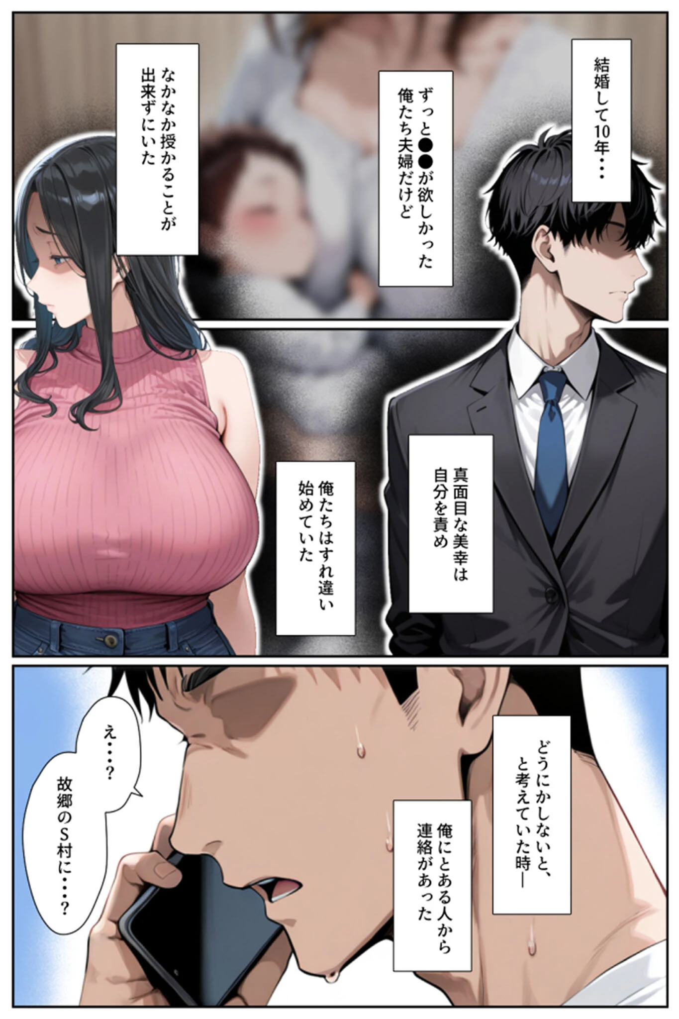 ●●を欲しがる俺の妻がなぜかドスケベ巫女服でNTRれた件 モザイク版 6ページ