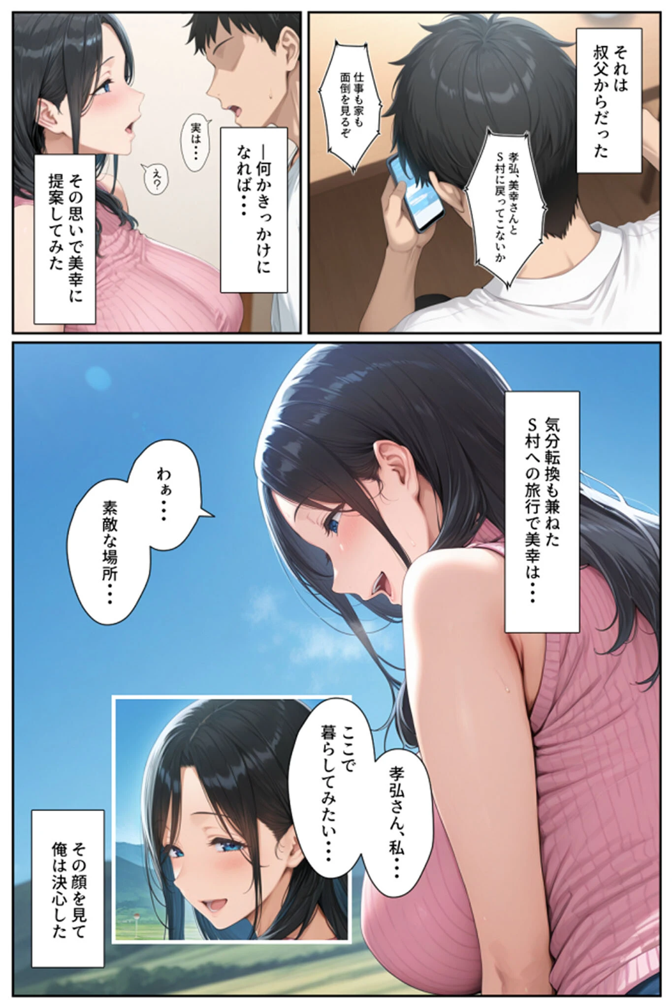 ●●を欲しがる俺の妻がなぜかドスケベ巫女服でNTRれた件 モザイク版 7ページ