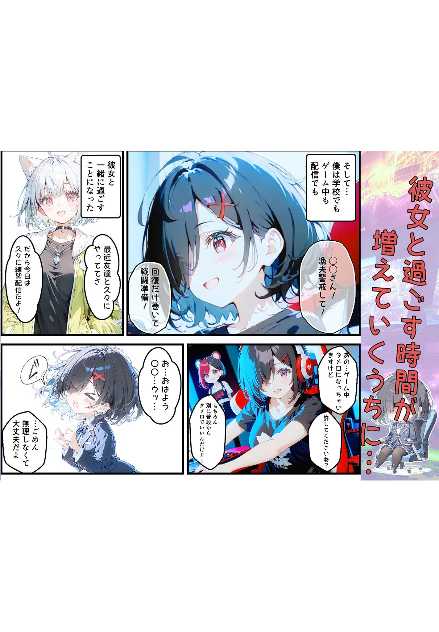 実は推しのVtuberだった地味なクラスメイトと甘々初えっち モザイク版 12ページ