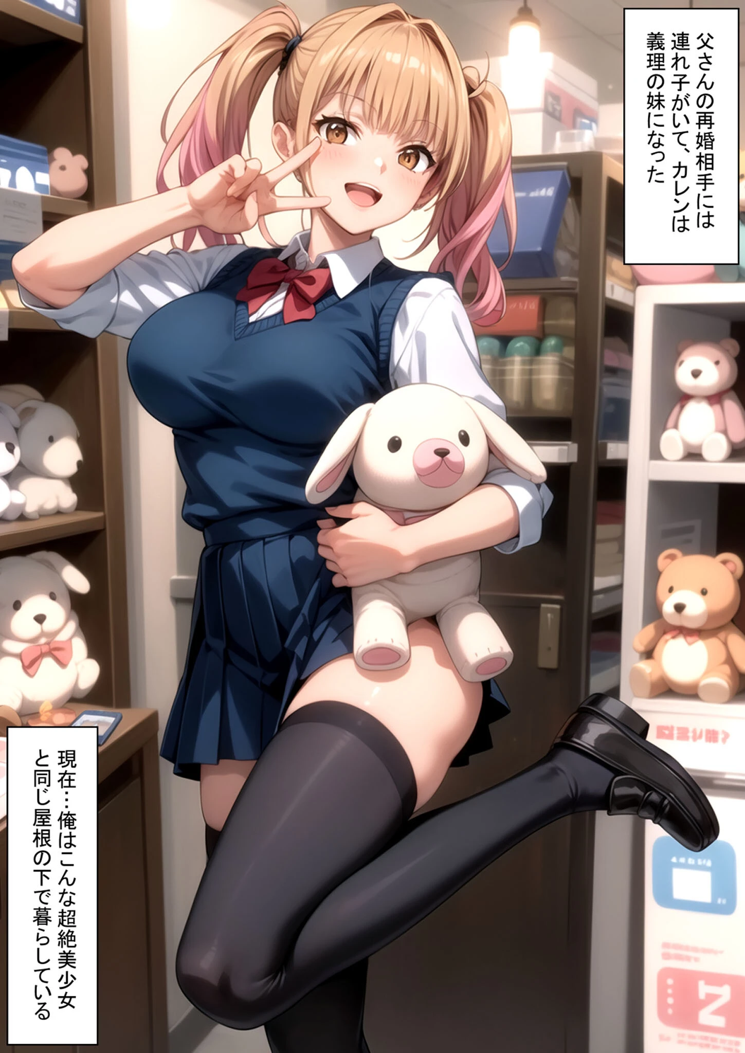 脚コキだけで絶対にセックスさせないクソ生意気義妹に我慢できず全部の穴を●●してやった結果 モザイク版 4ページ