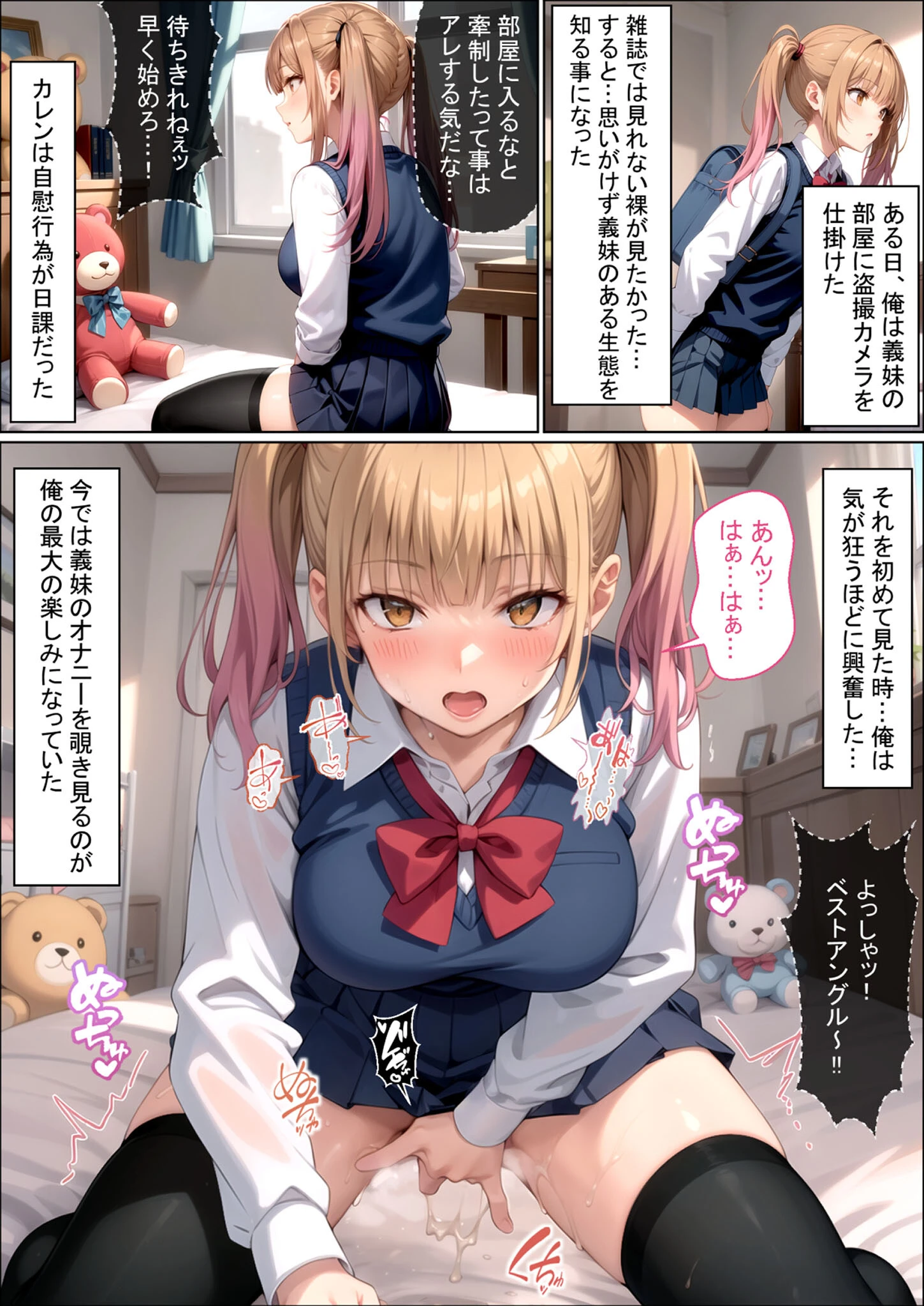 脚コキだけで絶対にセックスさせないクソ生意気義妹に我慢できず全部の穴を●●してやった結果 モザイク版 7ページ