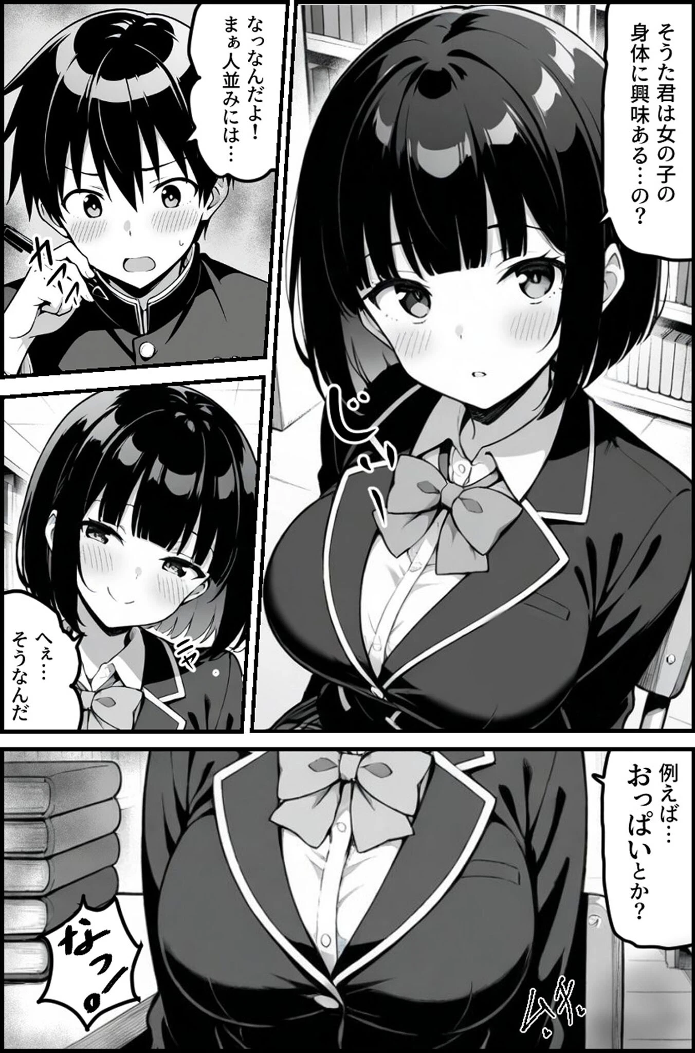 気になるクラスメイトはマゾだった モザイク版 8ページ