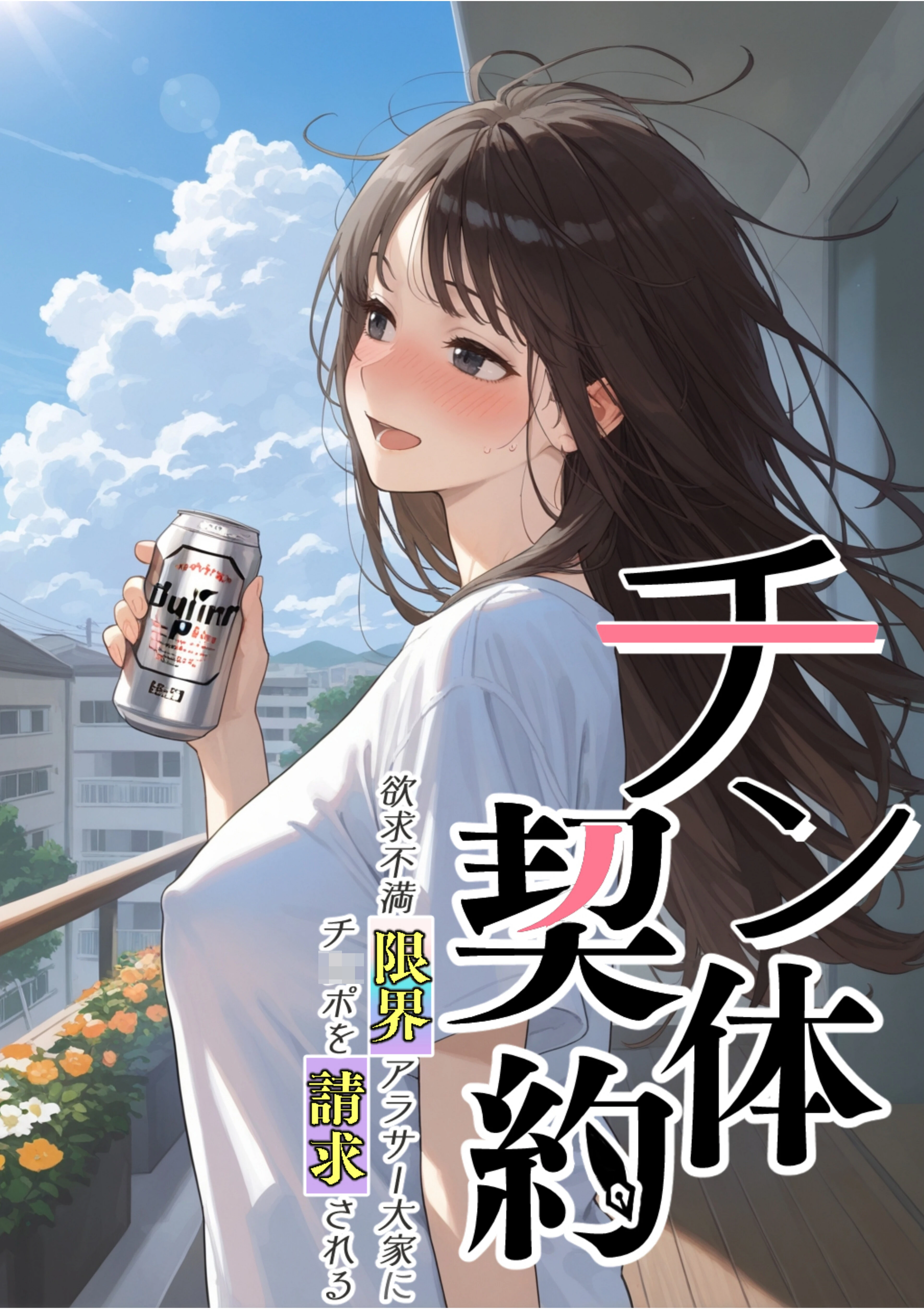 チン体契約 欲求不満限界アラサー大家にチ●ポを請求される【単話】（2） モザイク版 2ページ